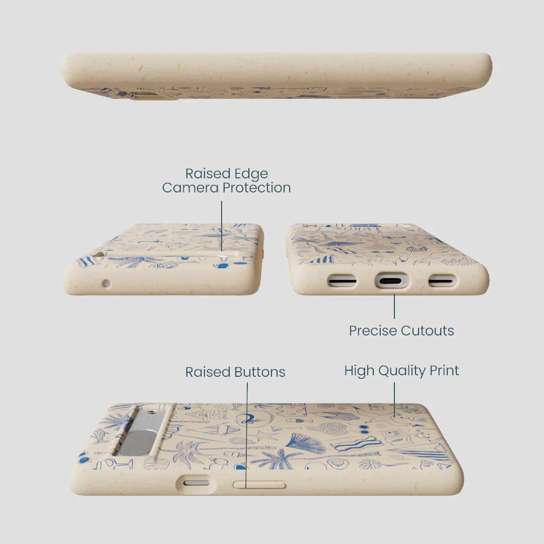 Seashell Salted Ink Google Pixel 7 Case - Image 3