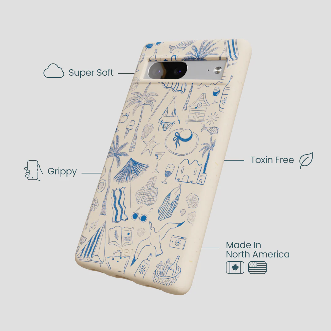 Seashell Salted Ink Google Pixel 7 Case - Image 4