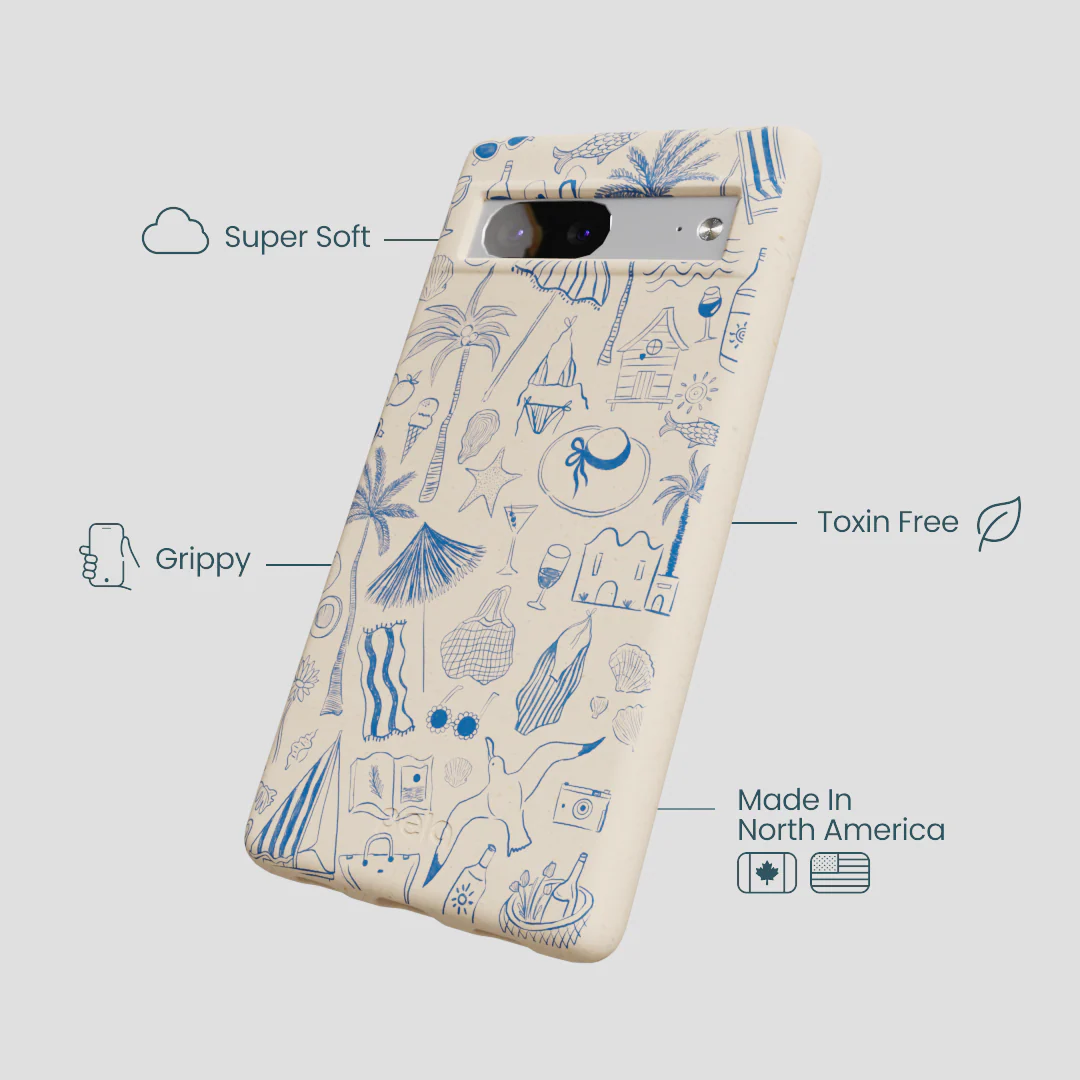Seashell Salted Ink Google Pixel 7a Case - Image 4