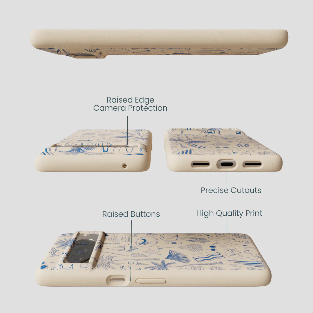 Seashell Salted Ink Google Pixel 8 Pro Case - Image 3