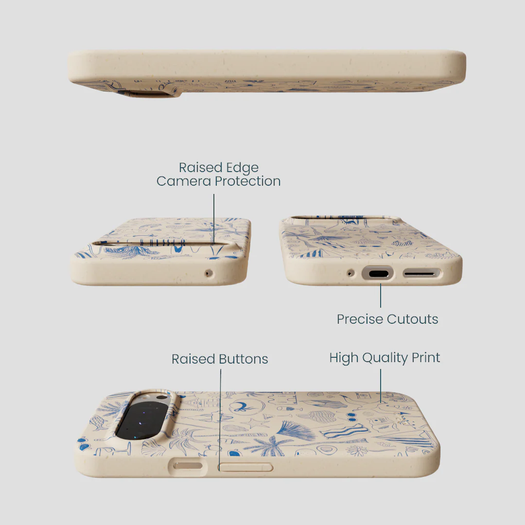 Seashell Salted Ink Google Pixel 9/9 Pro Case - Image 3