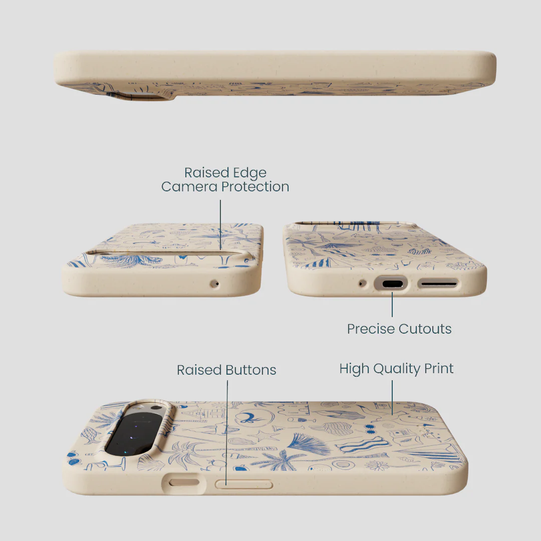 Seashell Salted Ink Google Pixel 9 Pro XL Case - Image 3
