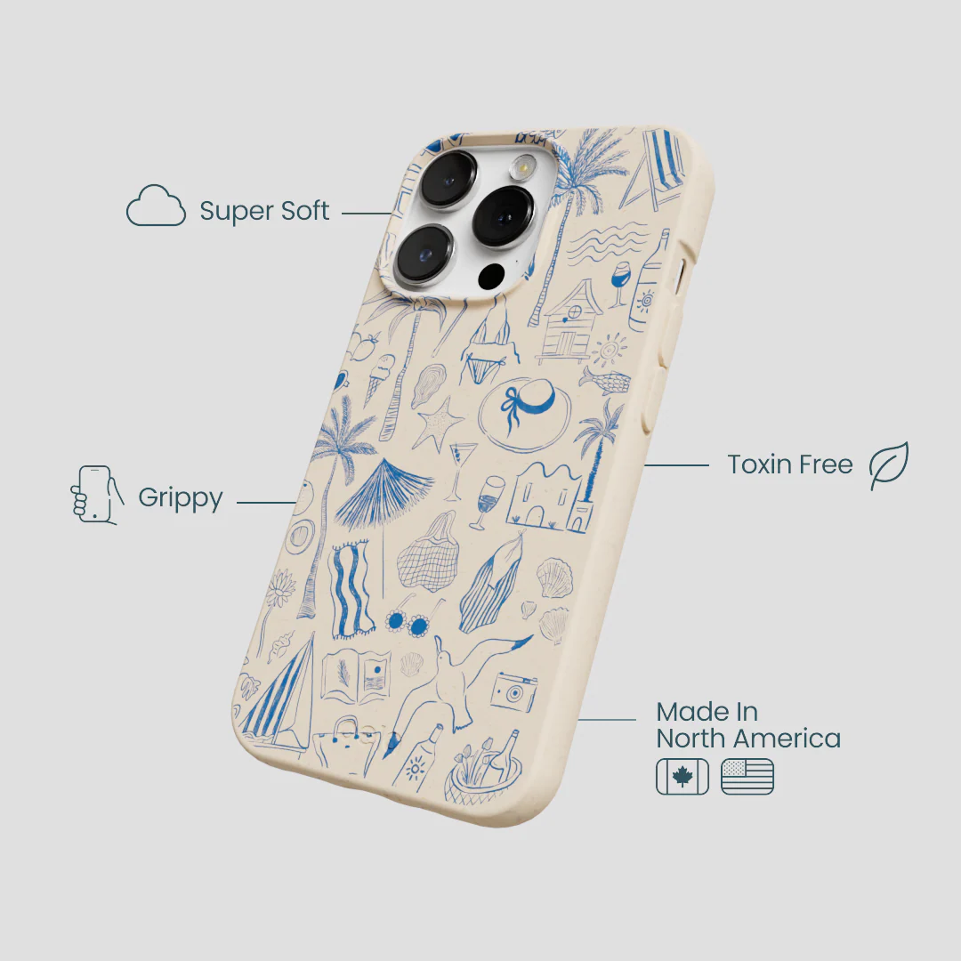 Seashell Salted Ink iPhone 13 Pro Case - Image 4