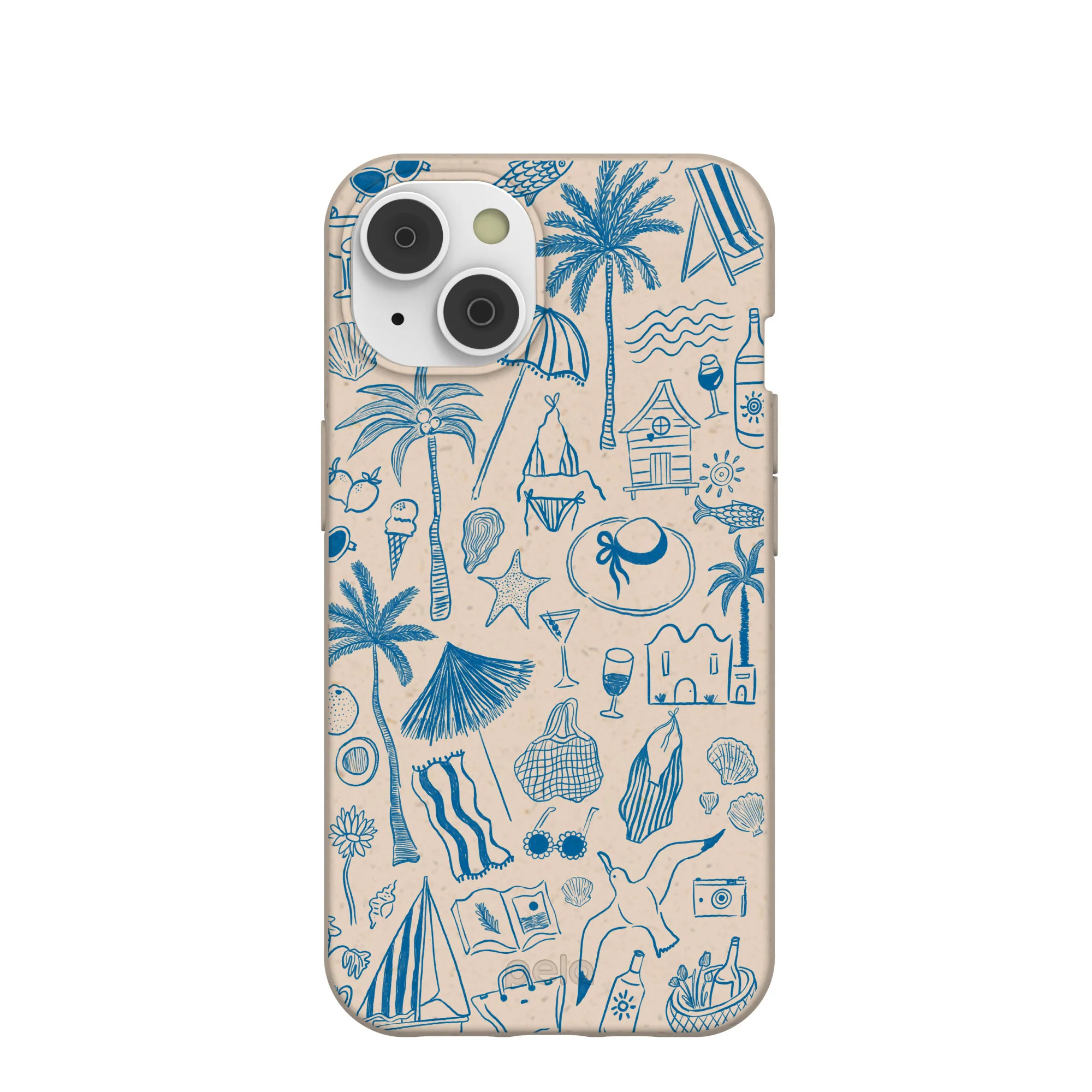 Seashell Salted Ink iPhone 14 Case