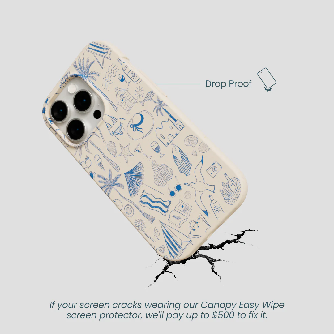 Seashell Salted Ink iPhone 14 Pro Case - Image 5