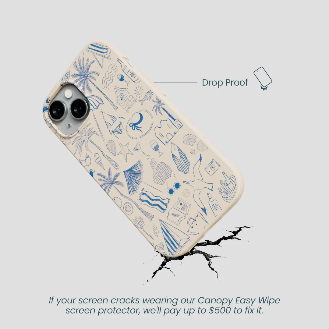 Seashell Salted Ink iPhone 15 Case - Image 5