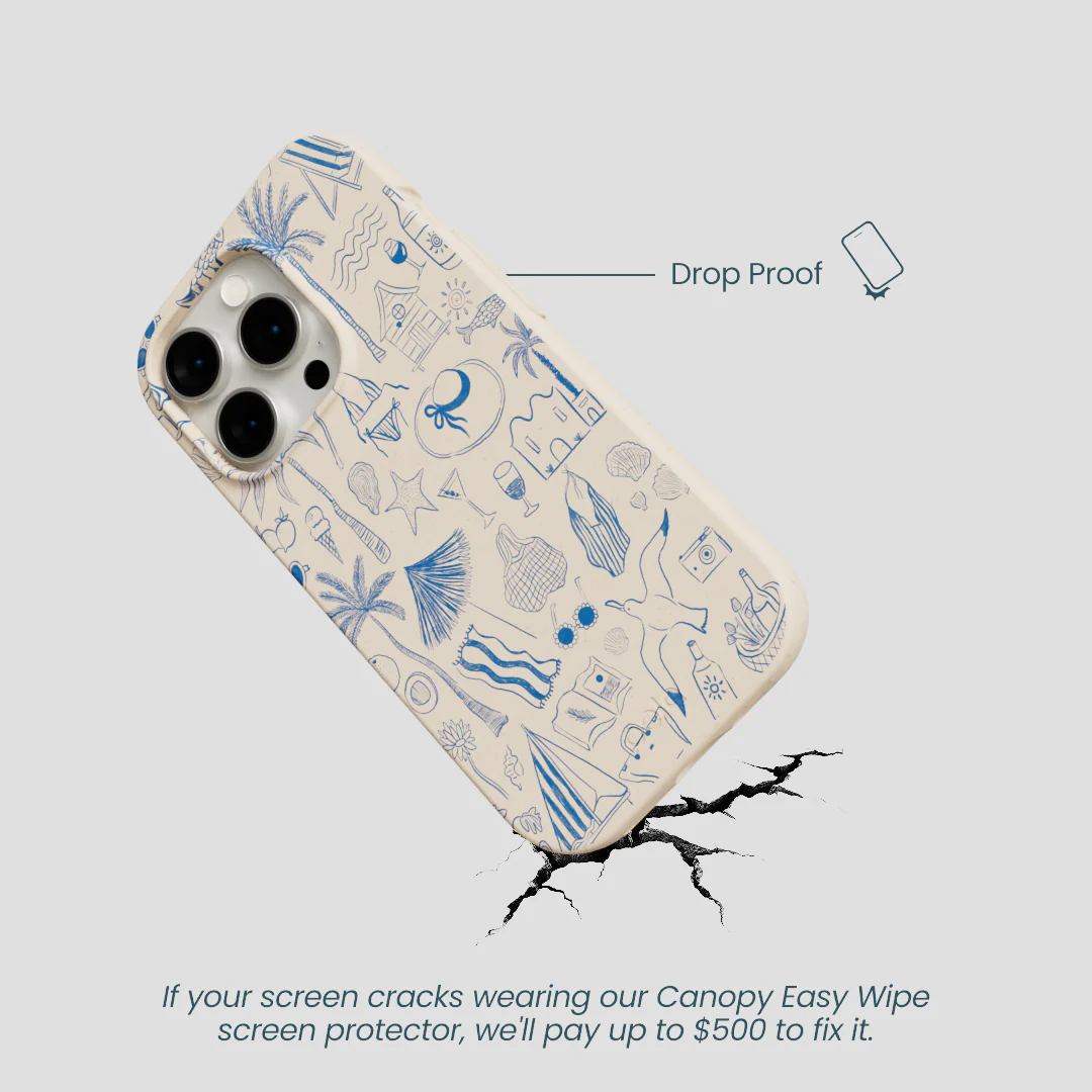 Seashell Salted Ink iPhone 15 Pro Case - Image 5