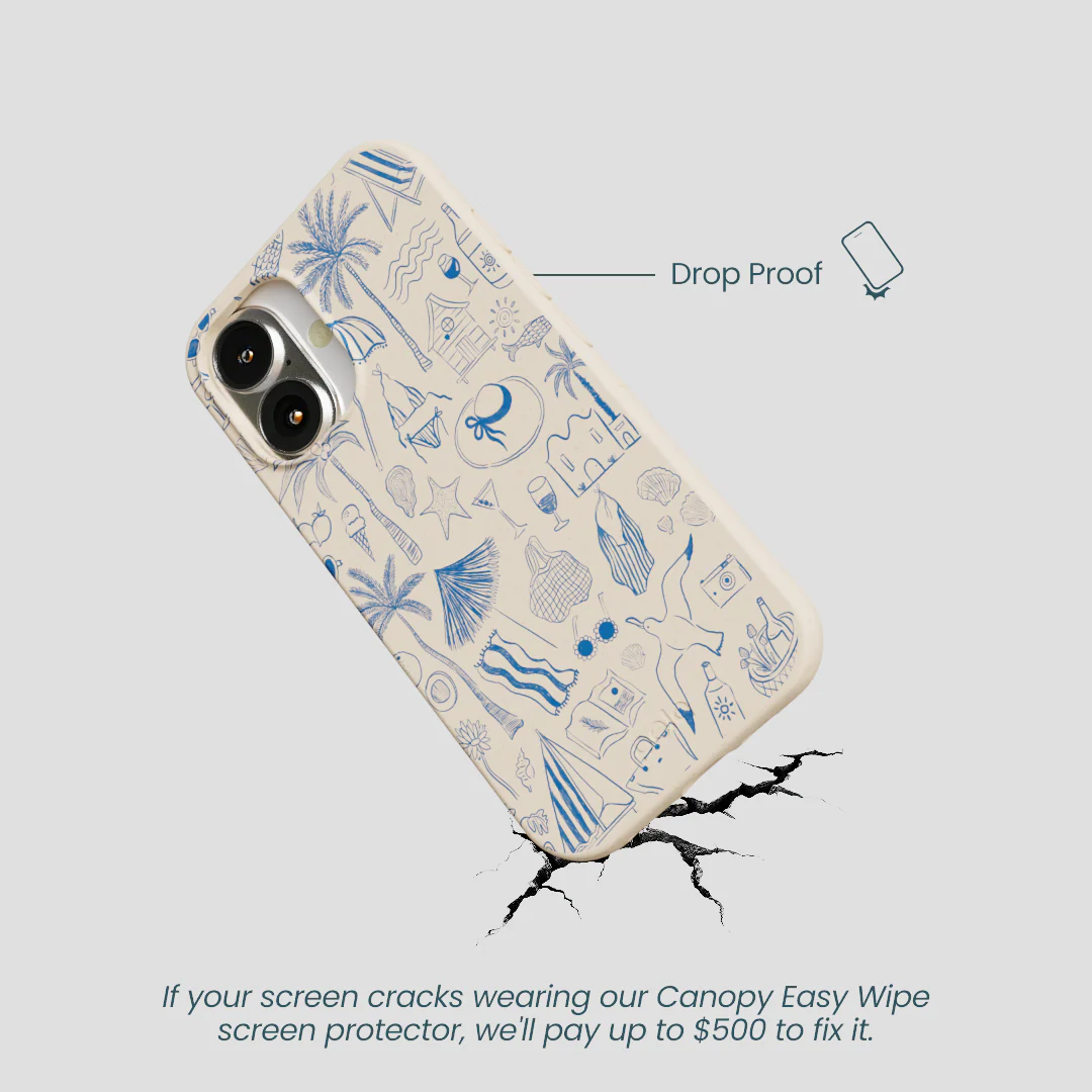 Seashell Salted Ink iPhone 16 Case - Image 5