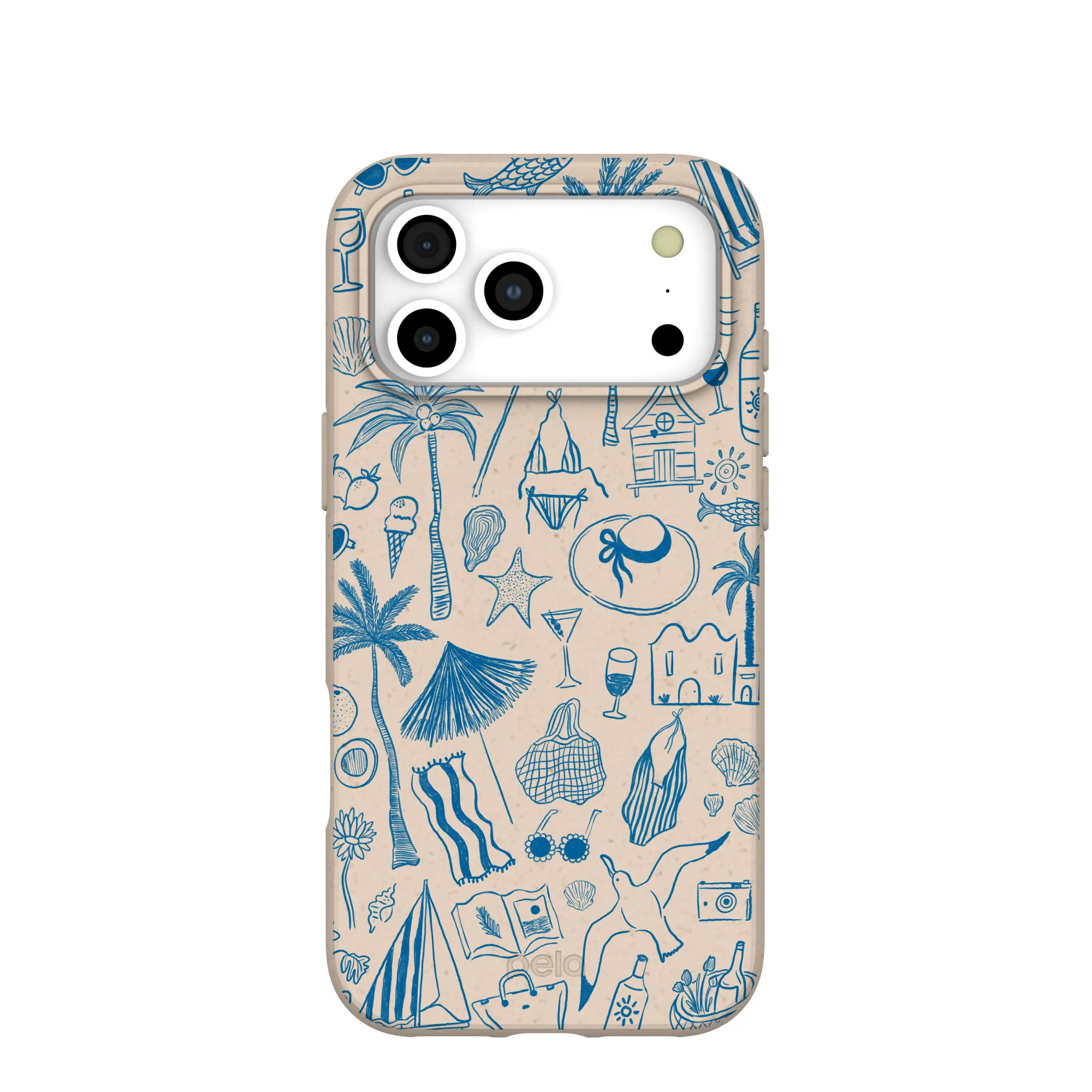 Seashell Salted Ink iPhone 17 Pro Max Case