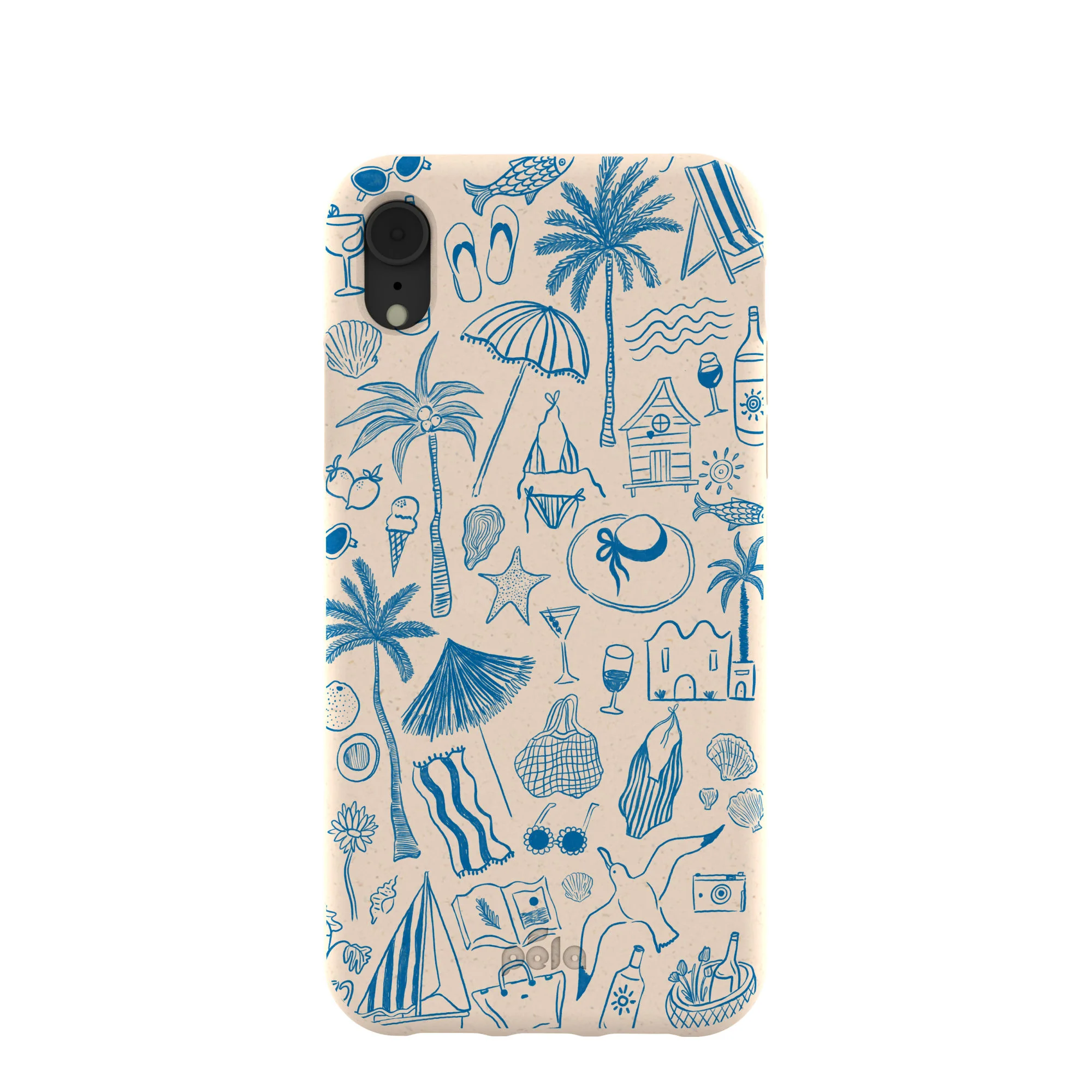 Seashell Salted Ink iPhone XR Case