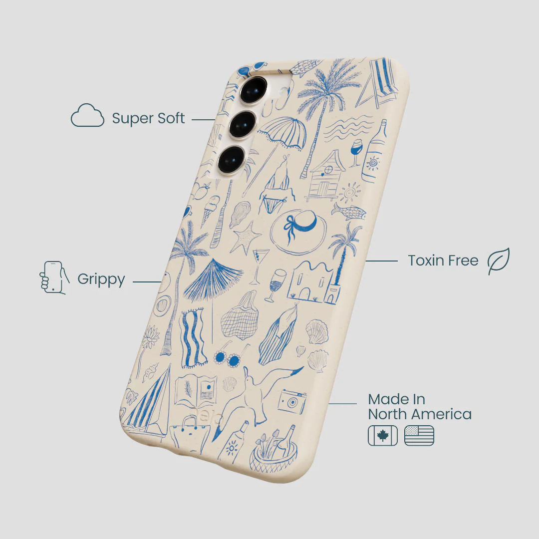 Seashell Salted Ink Samsung Galaxy S23+(Plus) Case - Image 4