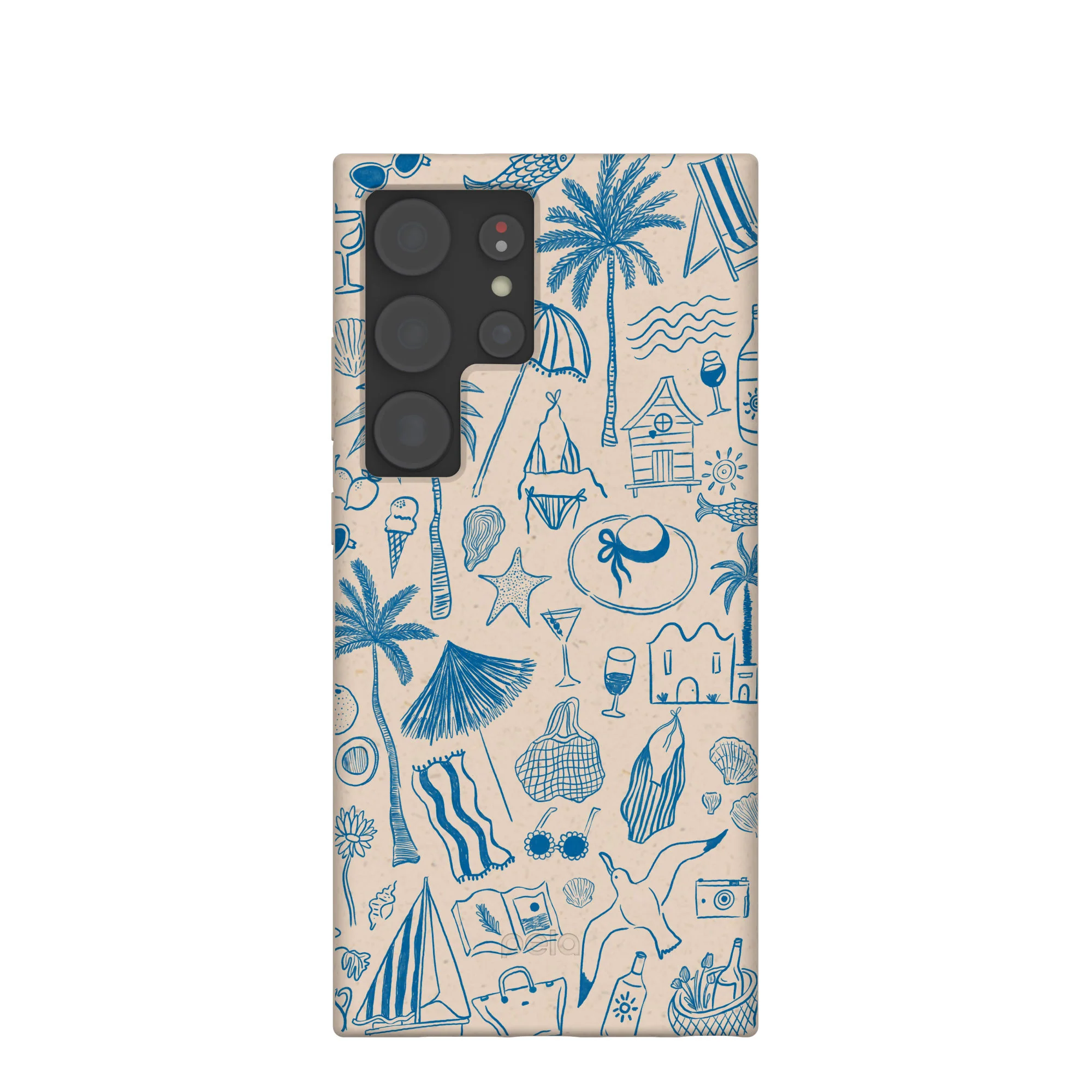 Seashell Salted Ink Samsung Galaxy S24 Ultra Case