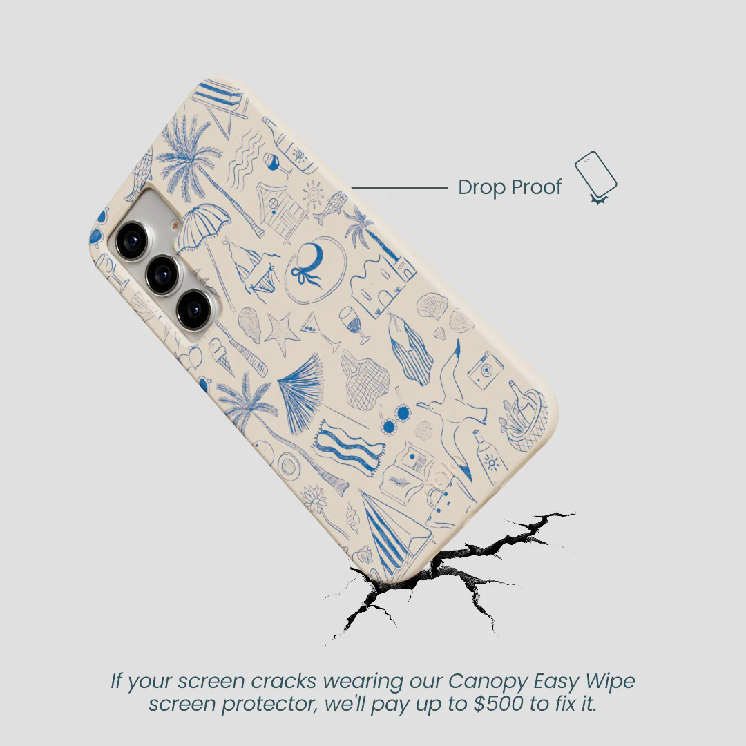 Seashell Salted Ink Samsung Galaxy S25 Case - Image 5