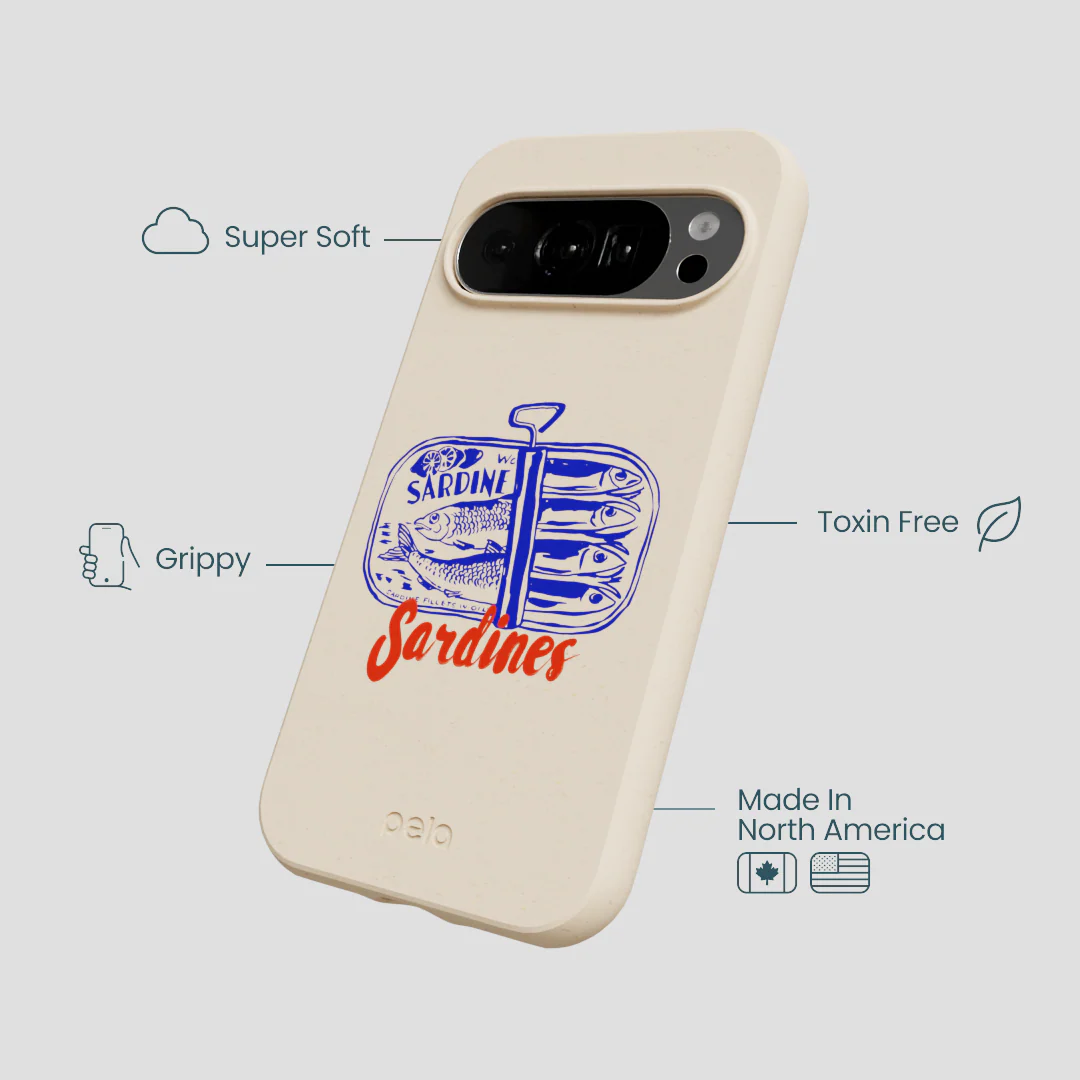 Seashell Sardines Google Pixel 10/10 Pro Case - Image 3