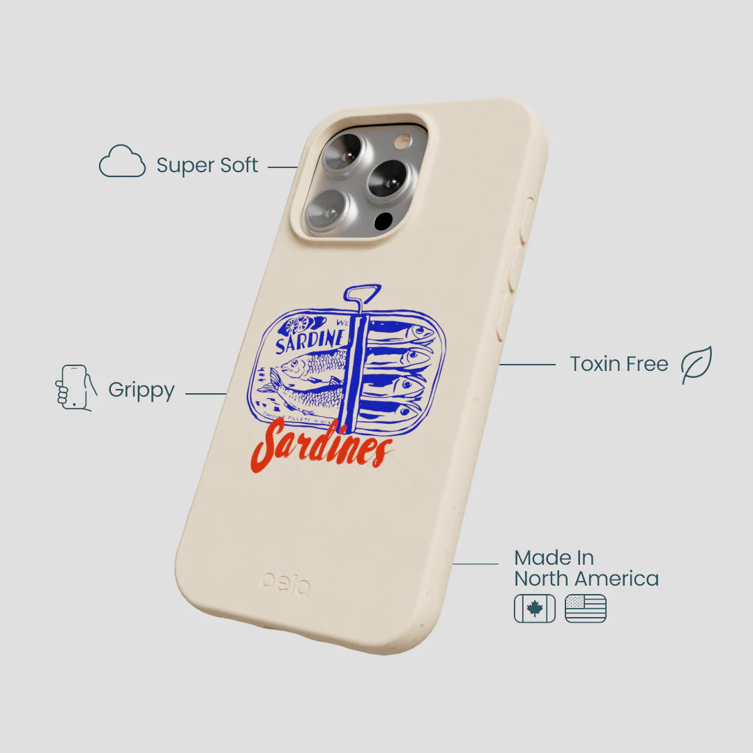 Seashell Sardines iPhone 16 Pro Case - Image 4