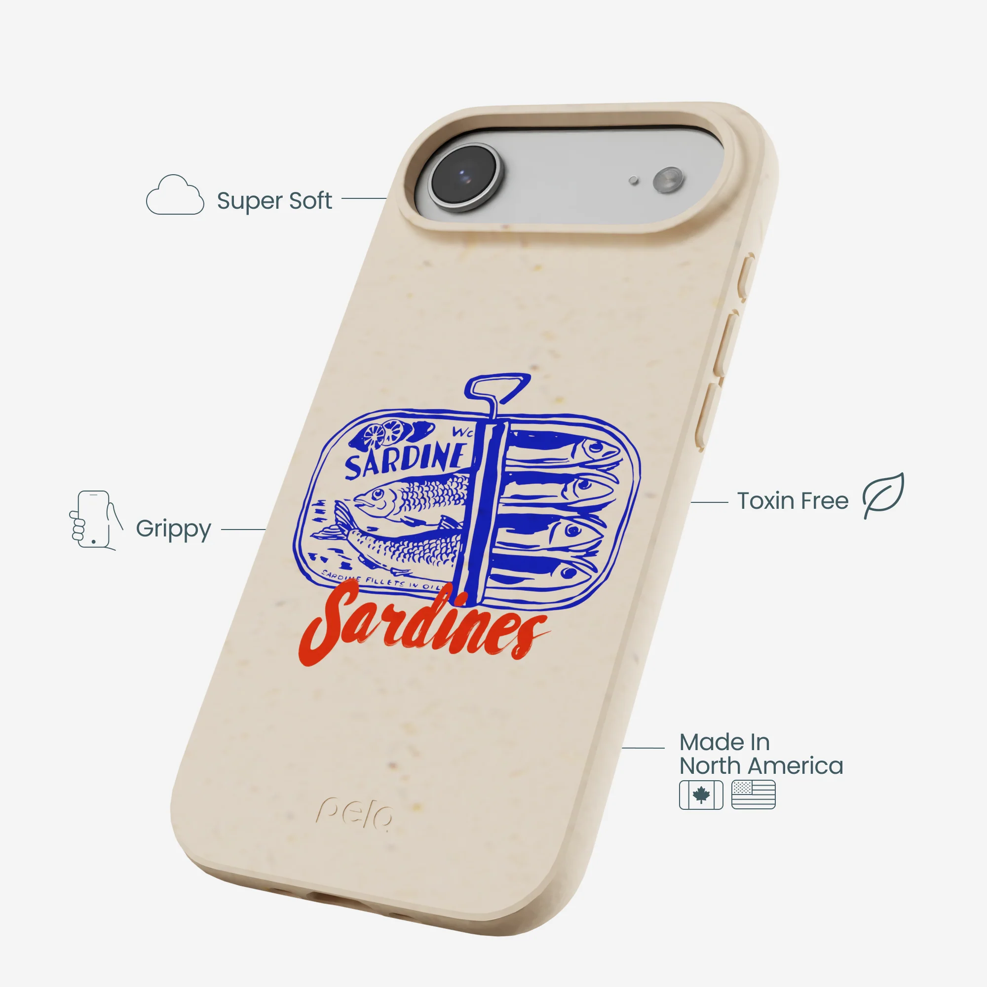 Seashell Sardines iPhone Air Case - Image 3