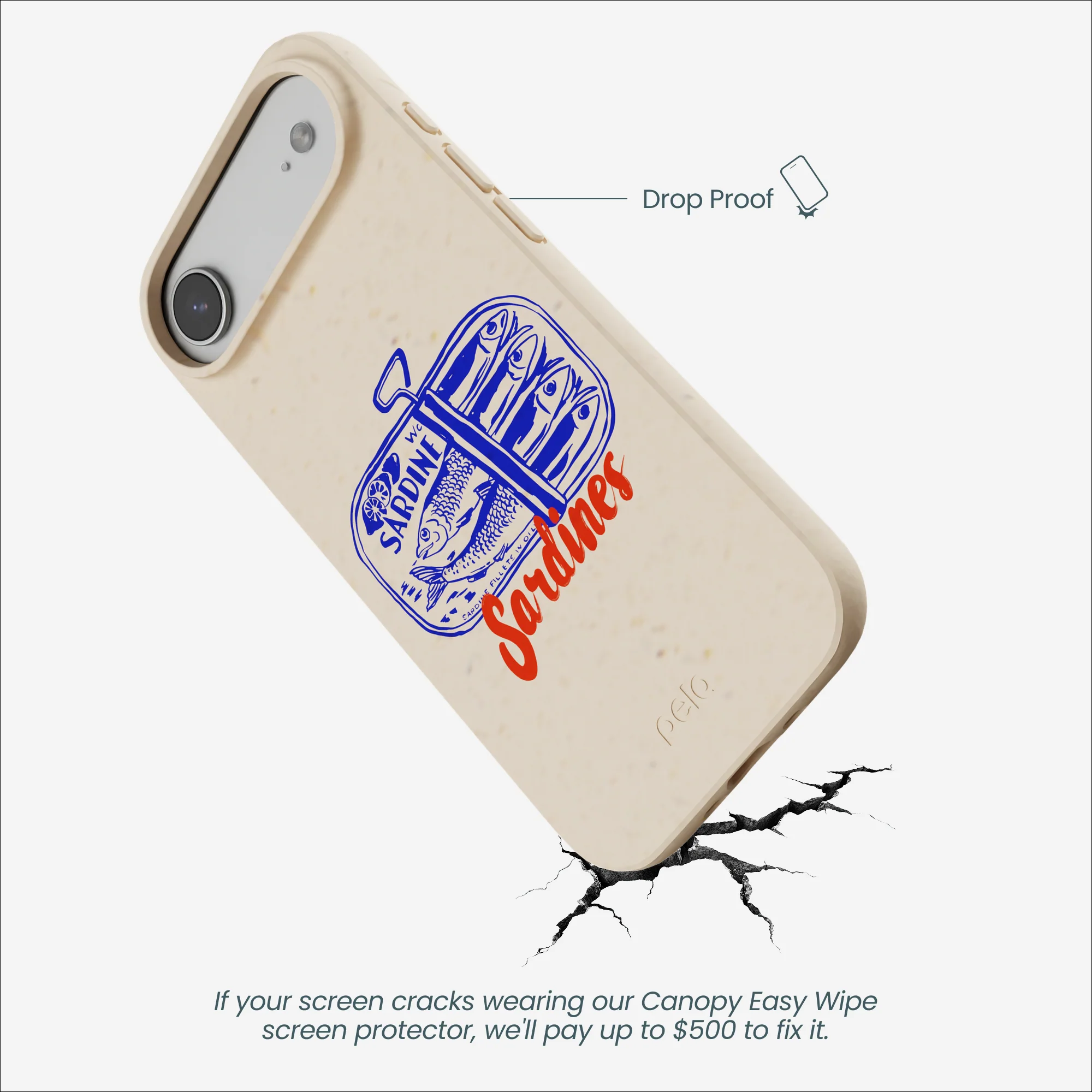Seashell Sardines iPhone Air Case - Image 4