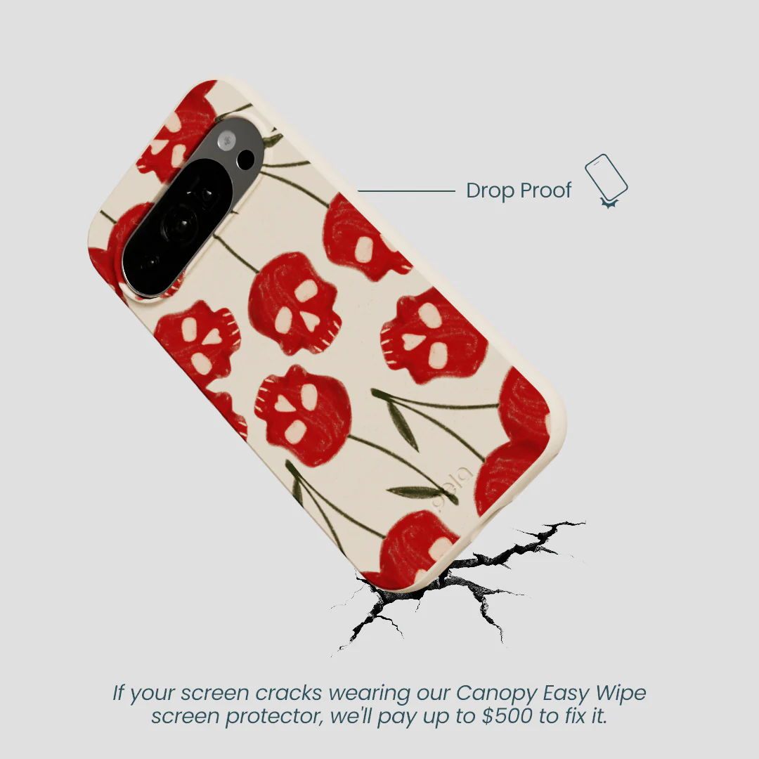 Seashell Scary Cherry Google Pixel 10/10 Pro Case - Image 4