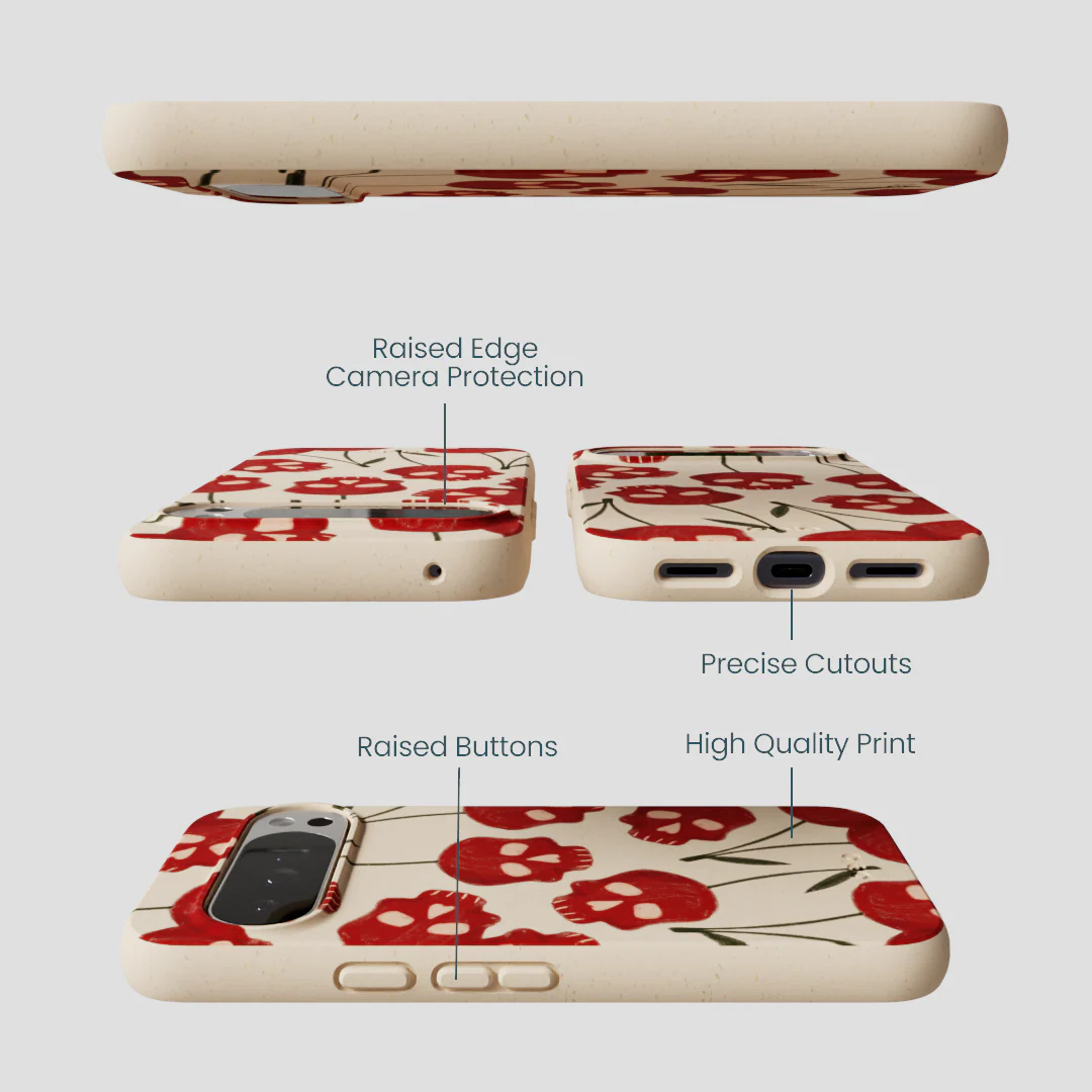 Seashell Scary Cherry Google Pixel 10 Pro XL Case - Image 2