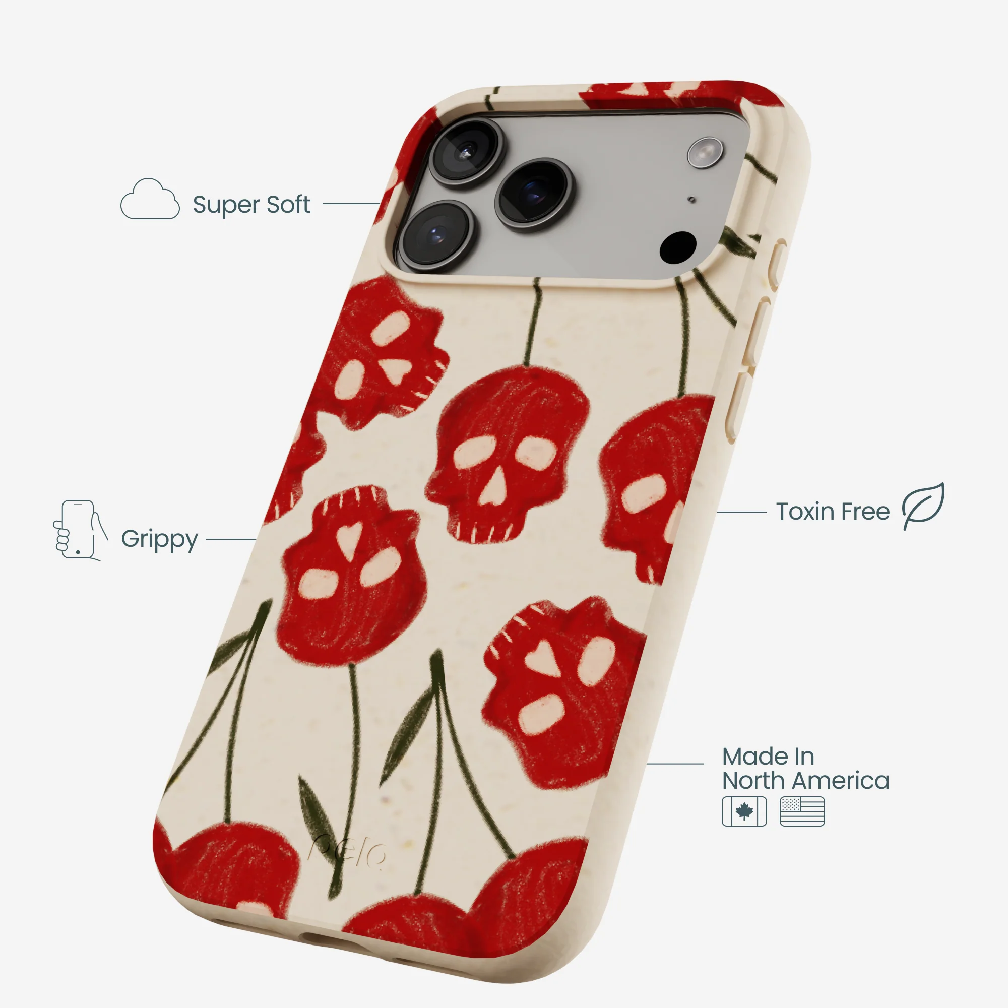 Seashell Scary Cherry iPhone 17 Pro Max Case - Image 4