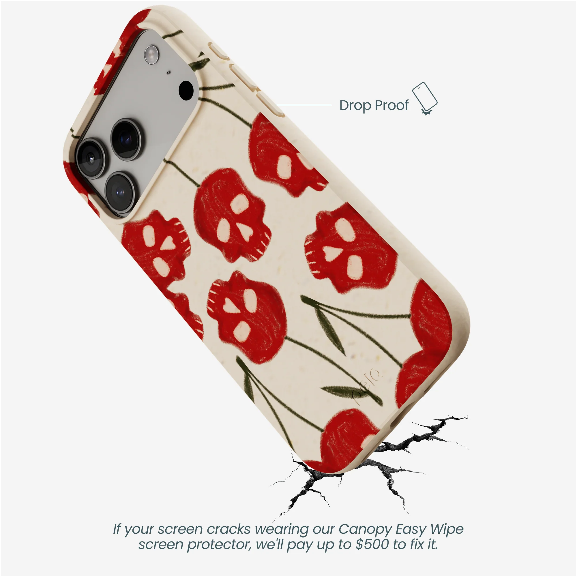 Seashell Scary Cherry iPhone 17 Pro Max Case - Image 5