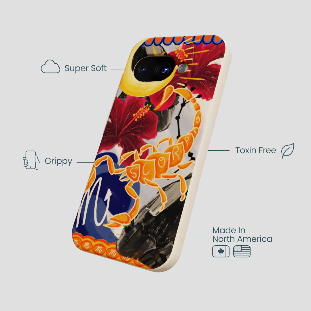 Seashell Scorpio Scorpion Google Pixel 9a Case - Image 3