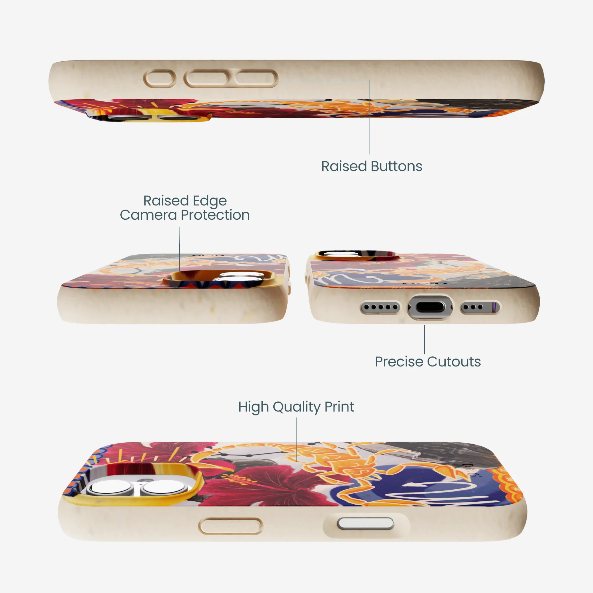 Seashell Scorpio Scorpion iPhone 17 Case - Image 3