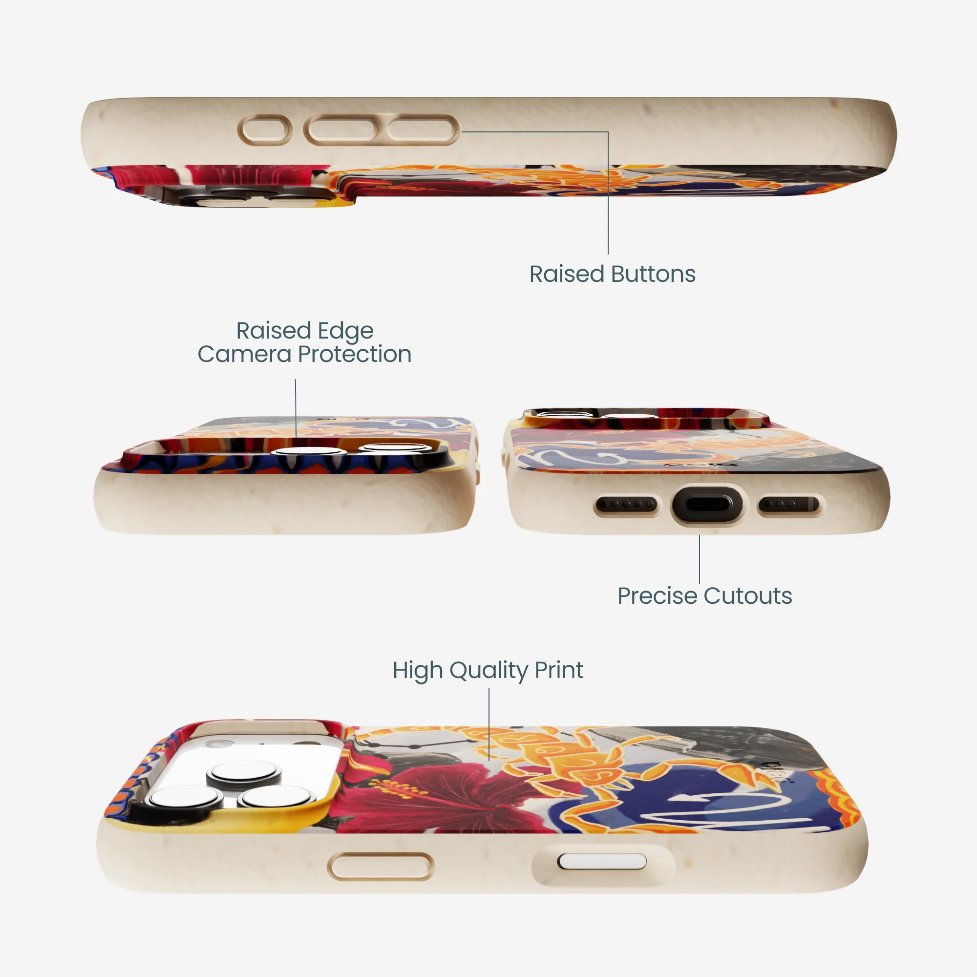 Seashell Scorpio Scorpion iPhone 17 Pro Case - Image 3