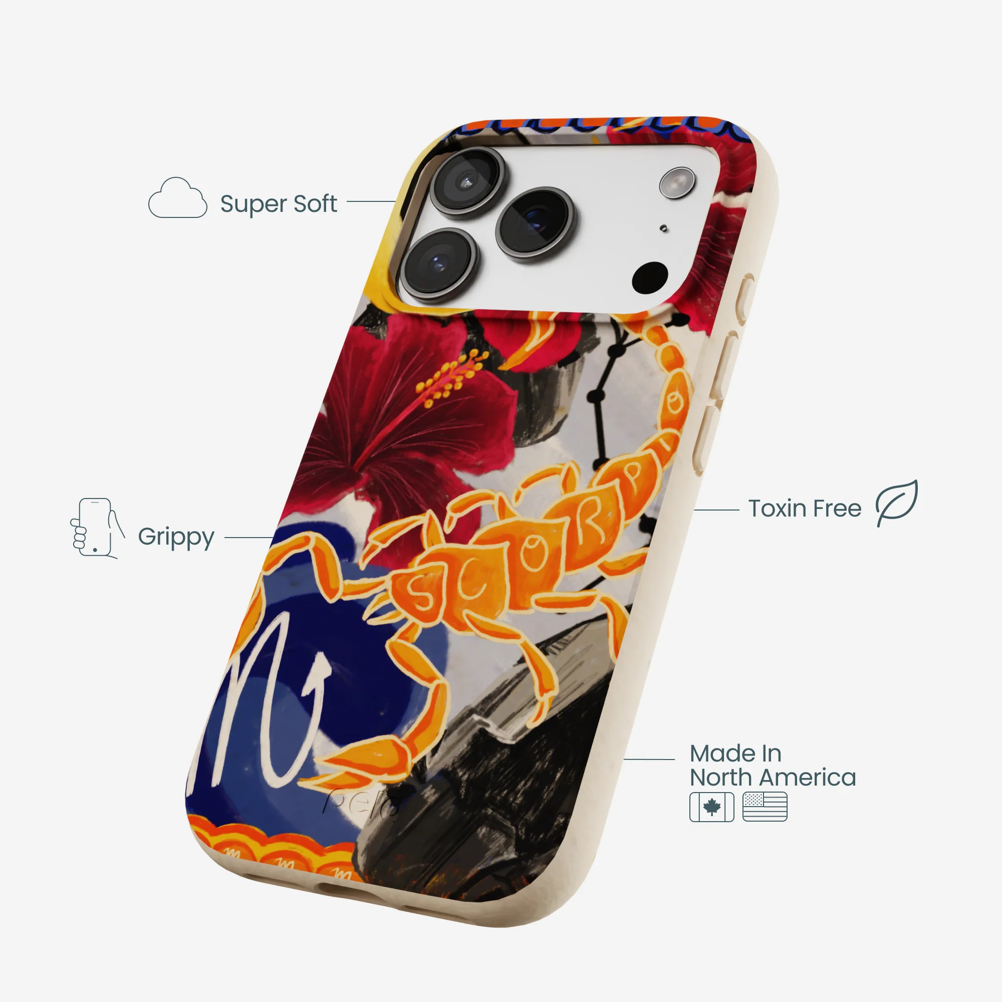Seashell Scorpio Scorpion iPhone 17 Pro Case - Image 4