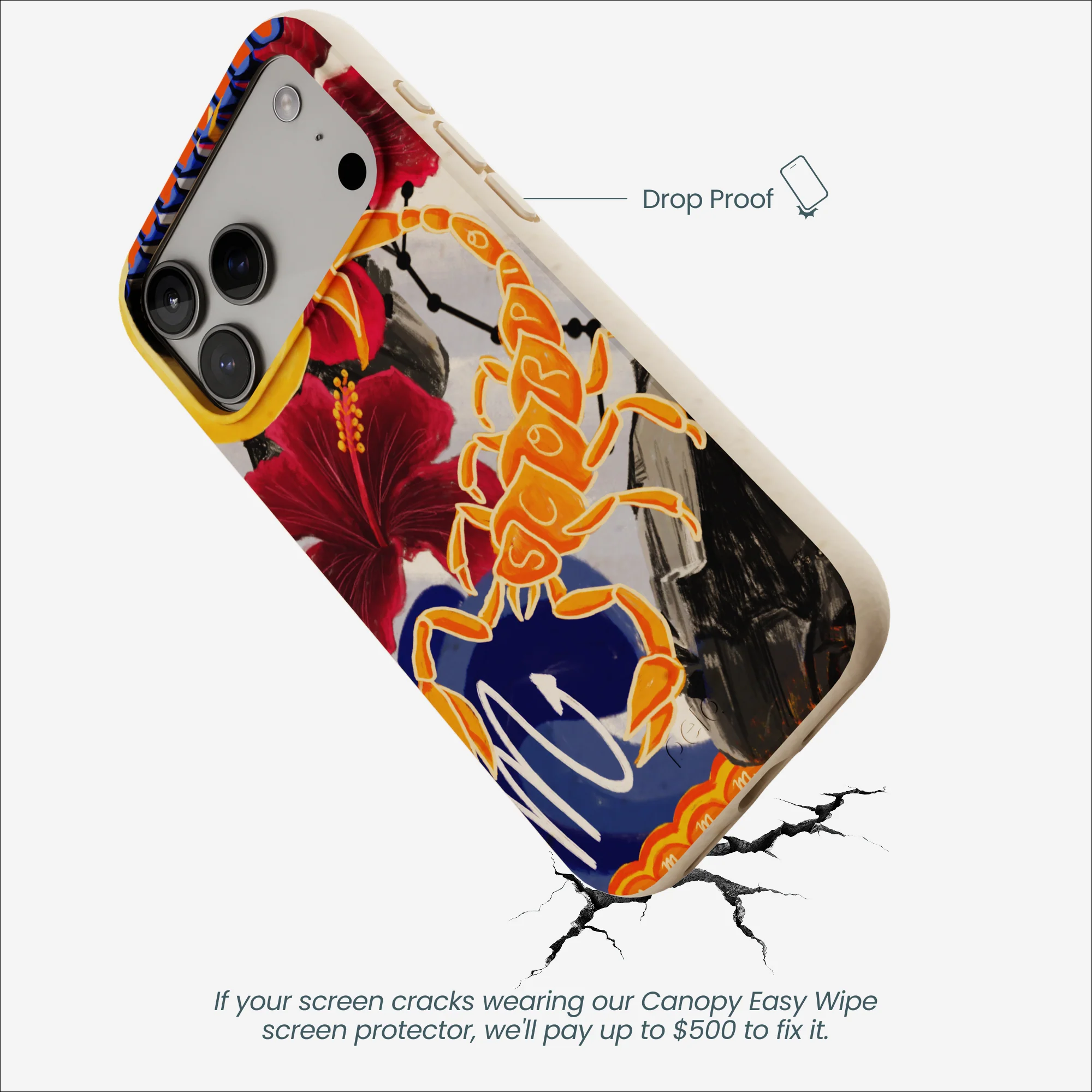 Seashell Scorpio Scorpion iPhone 17 Pro Max Case - Image 5
