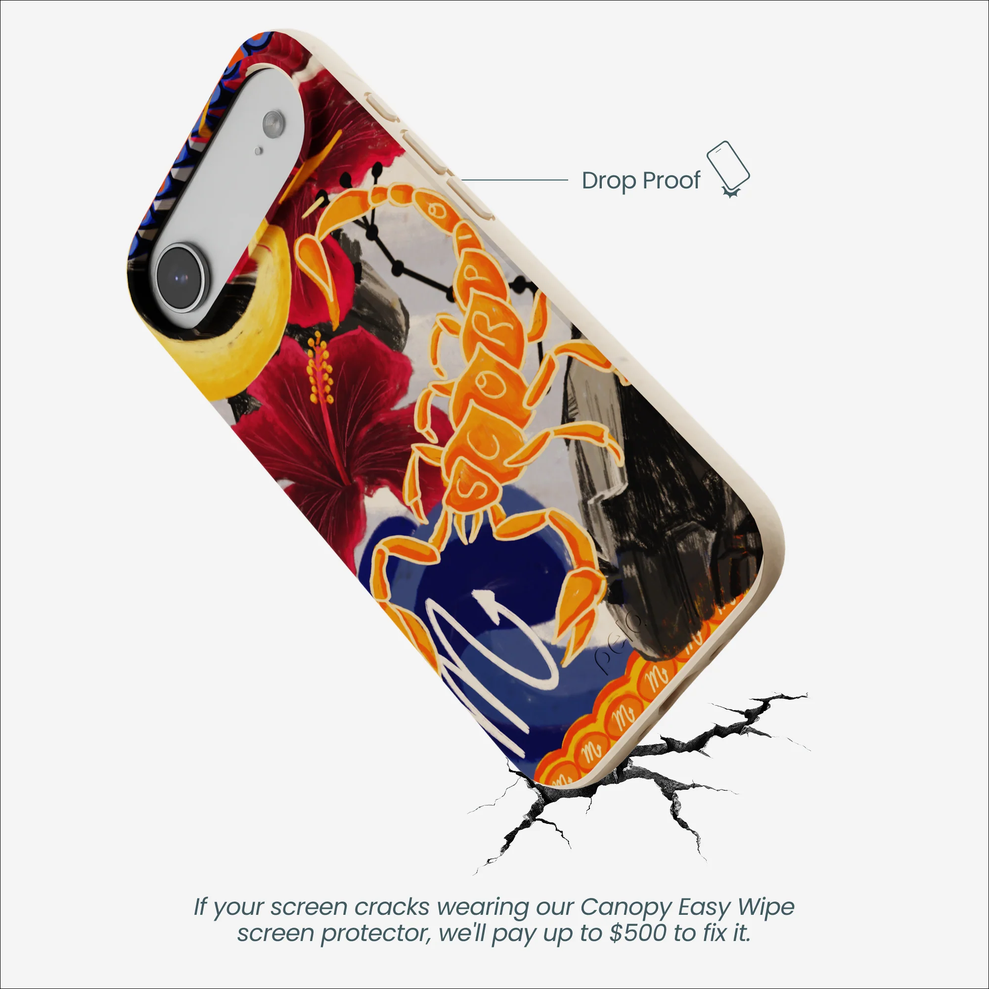 Seashell Scorpio Scorpion iPhone Air Case - Image 4