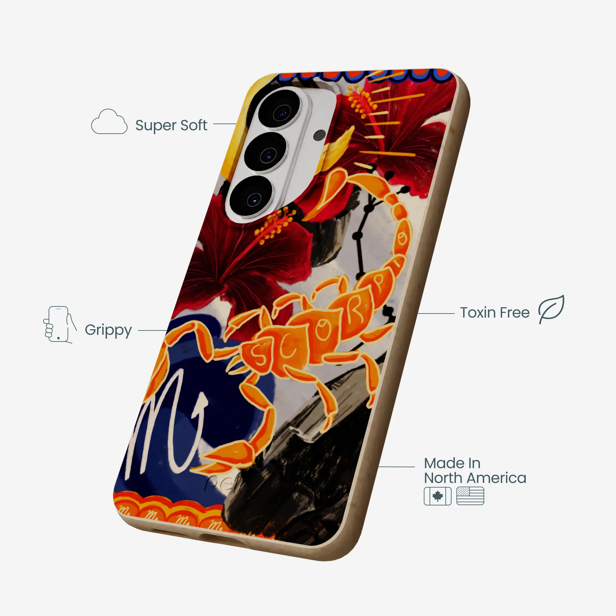 Seashell Scorpio Scorpion Samsung Galaxy S26 Case - Image 3