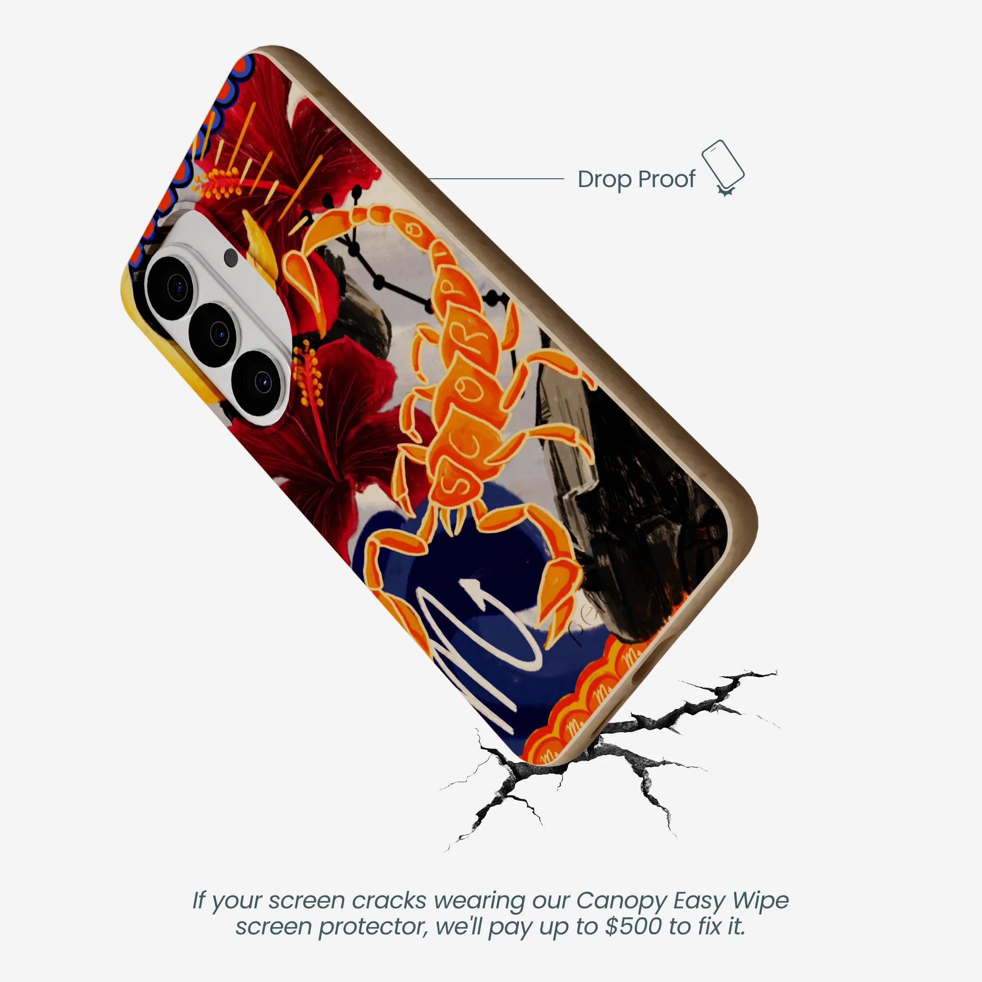 Seashell Scorpio Scorpion Samsung Galaxy S26 Case - Image 4