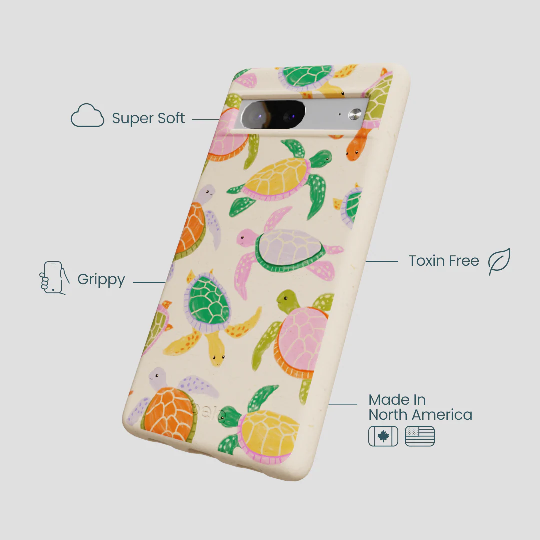 Seashell Sea Turtle Party Google Pixel 7 Case - Image 4
