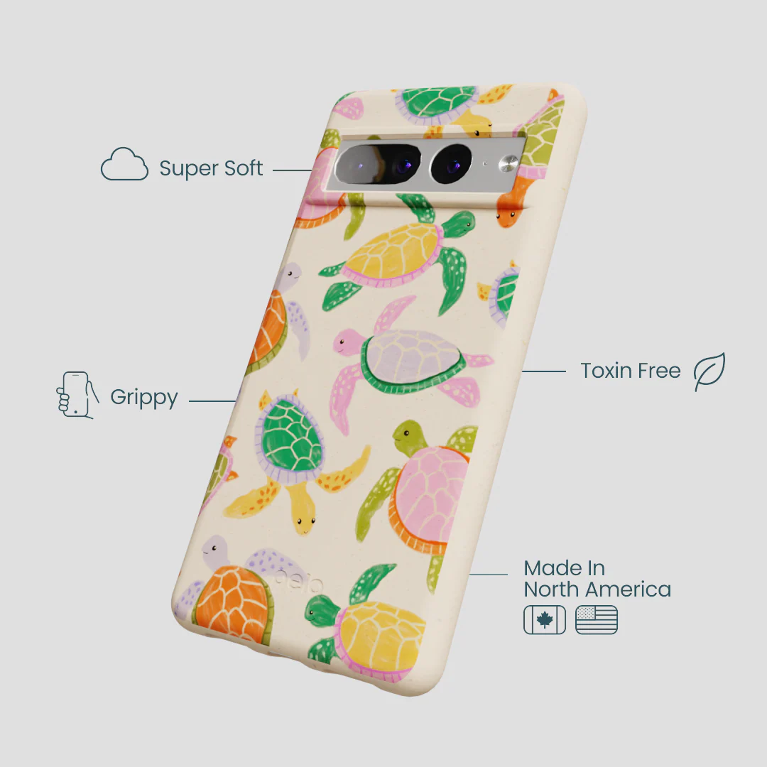 Seashell Sea Turtle Party Google Pixel 7 Pro Case - Image 4