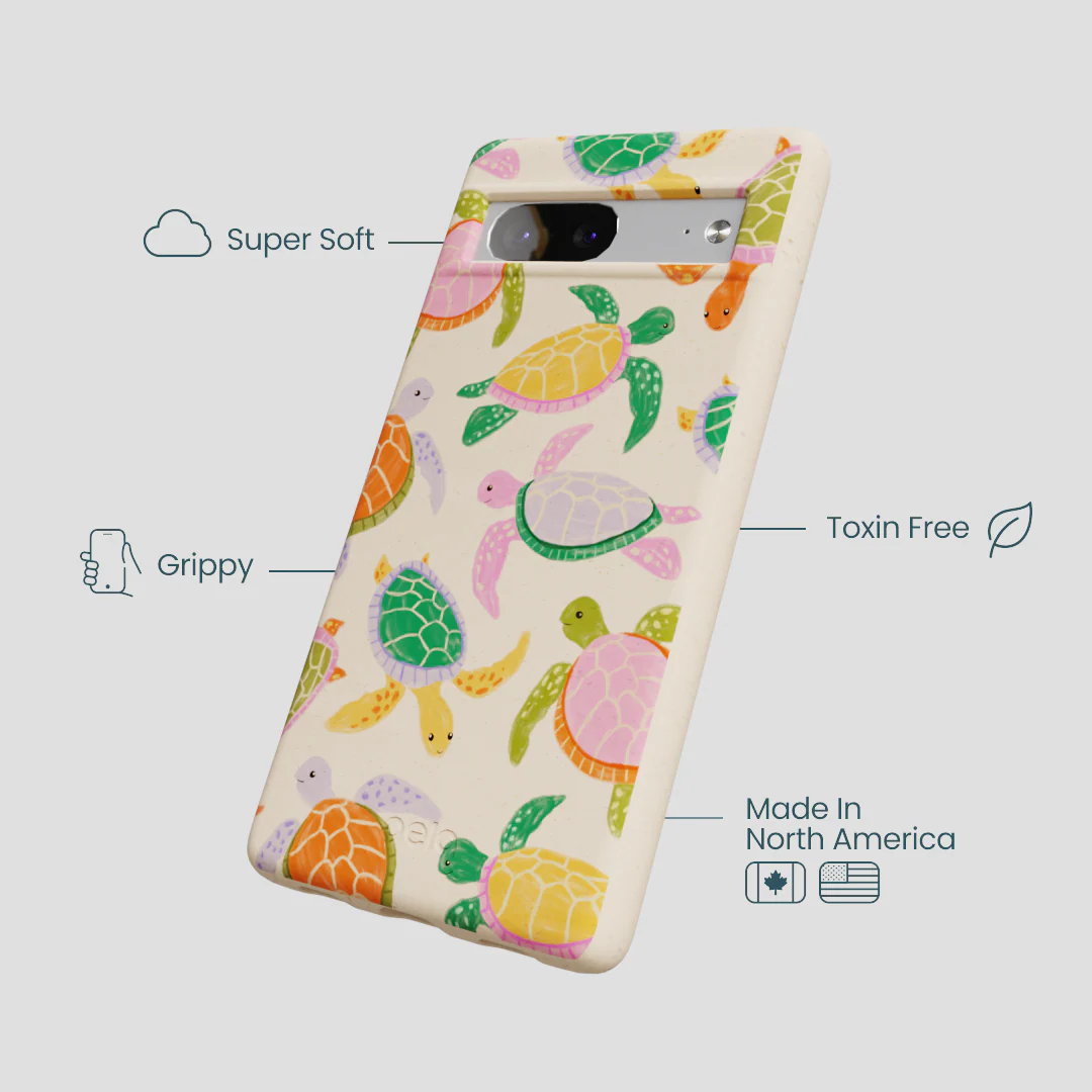 Seashell Sea Turtle Party Google Pixel 7a Case - Image 4