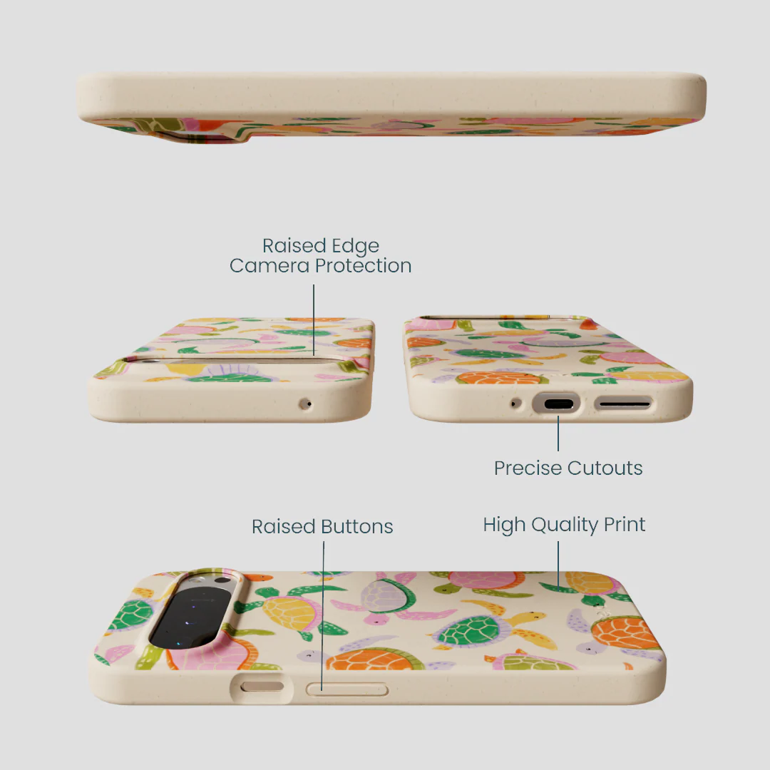 Seashell Sea Turtle Party Google Pixel 9 Pro XL Case - Image 3
