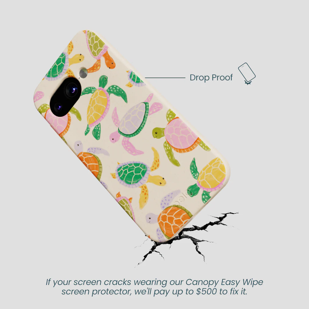Seashell Sea Turtle Party Google Pixel 9a Case - Image 5