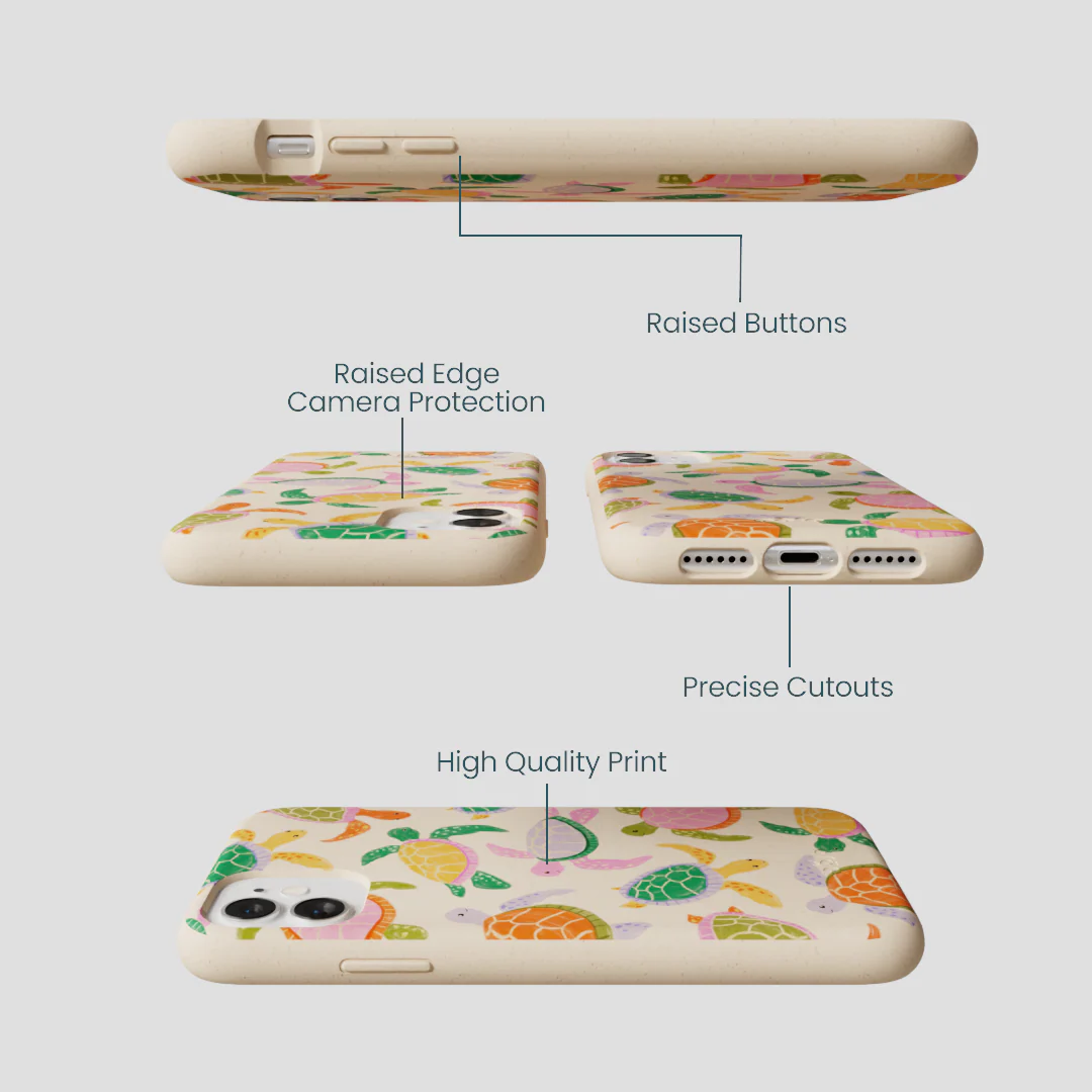 Seashell Sea Turtle Party iPhone 11 Case - Image 3