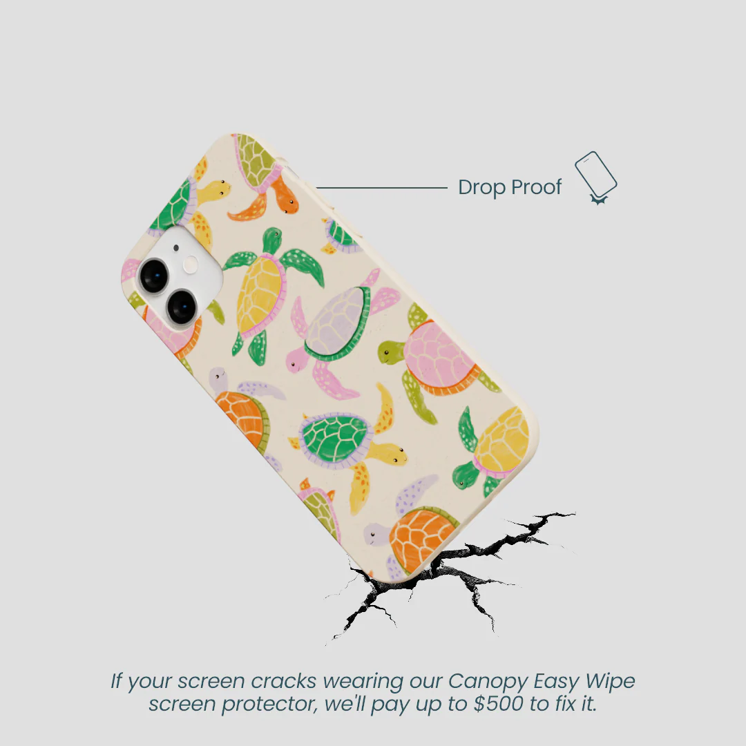 Seashell Sea Turtle Party iPhone 12 Mini Case - Image 5