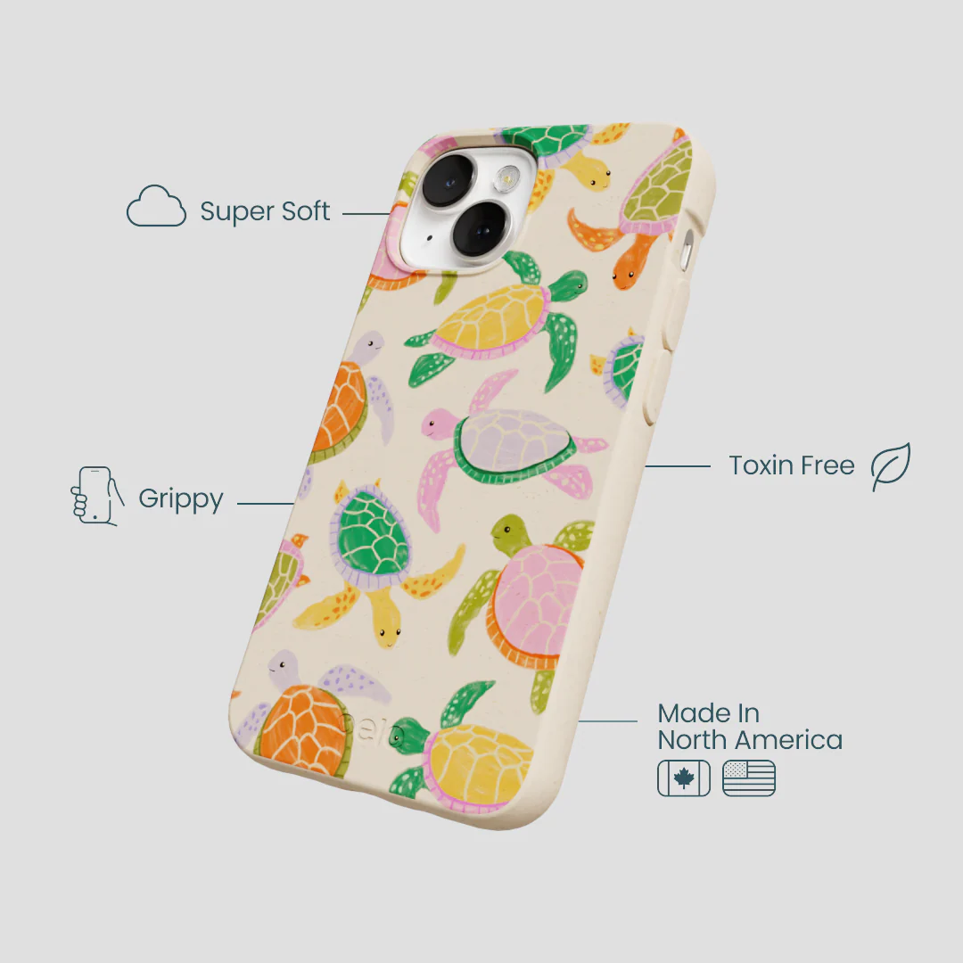 Seashell Sea Turtle Party iPhone 13 Case - Image 4
