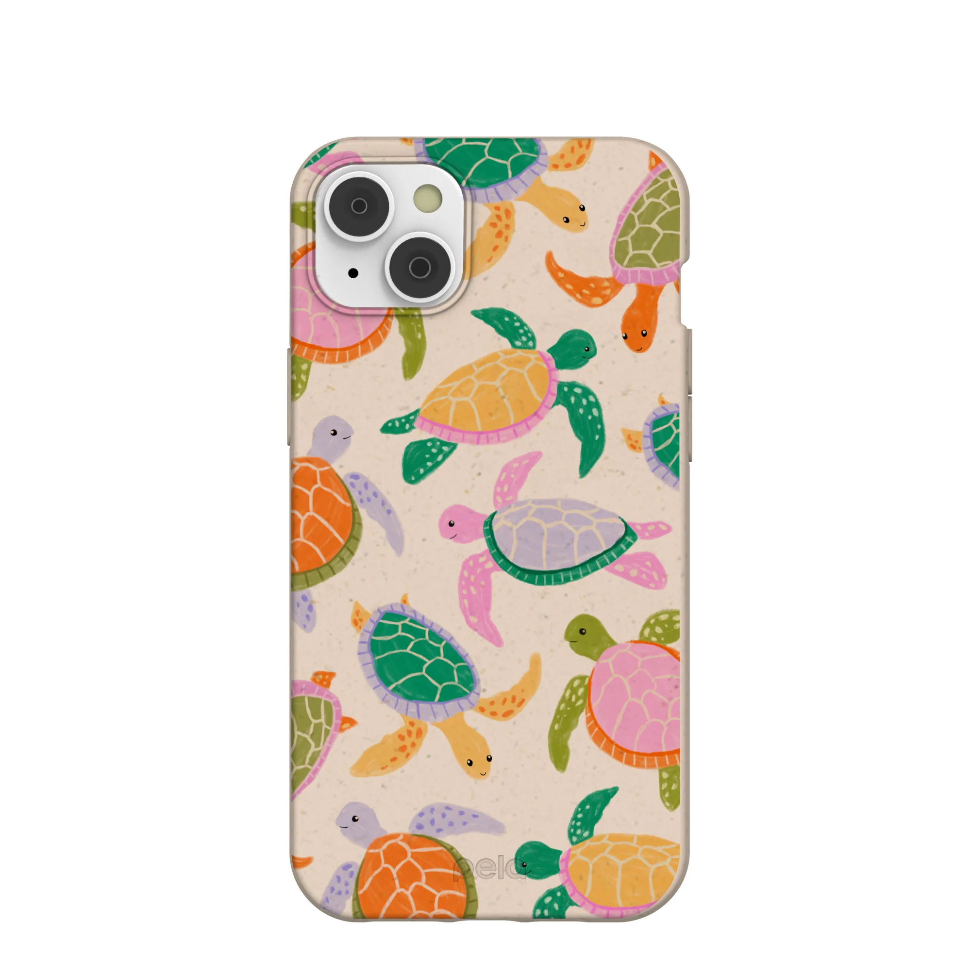 Seashell Sea Turtle Party iPhone 14 Plus Case