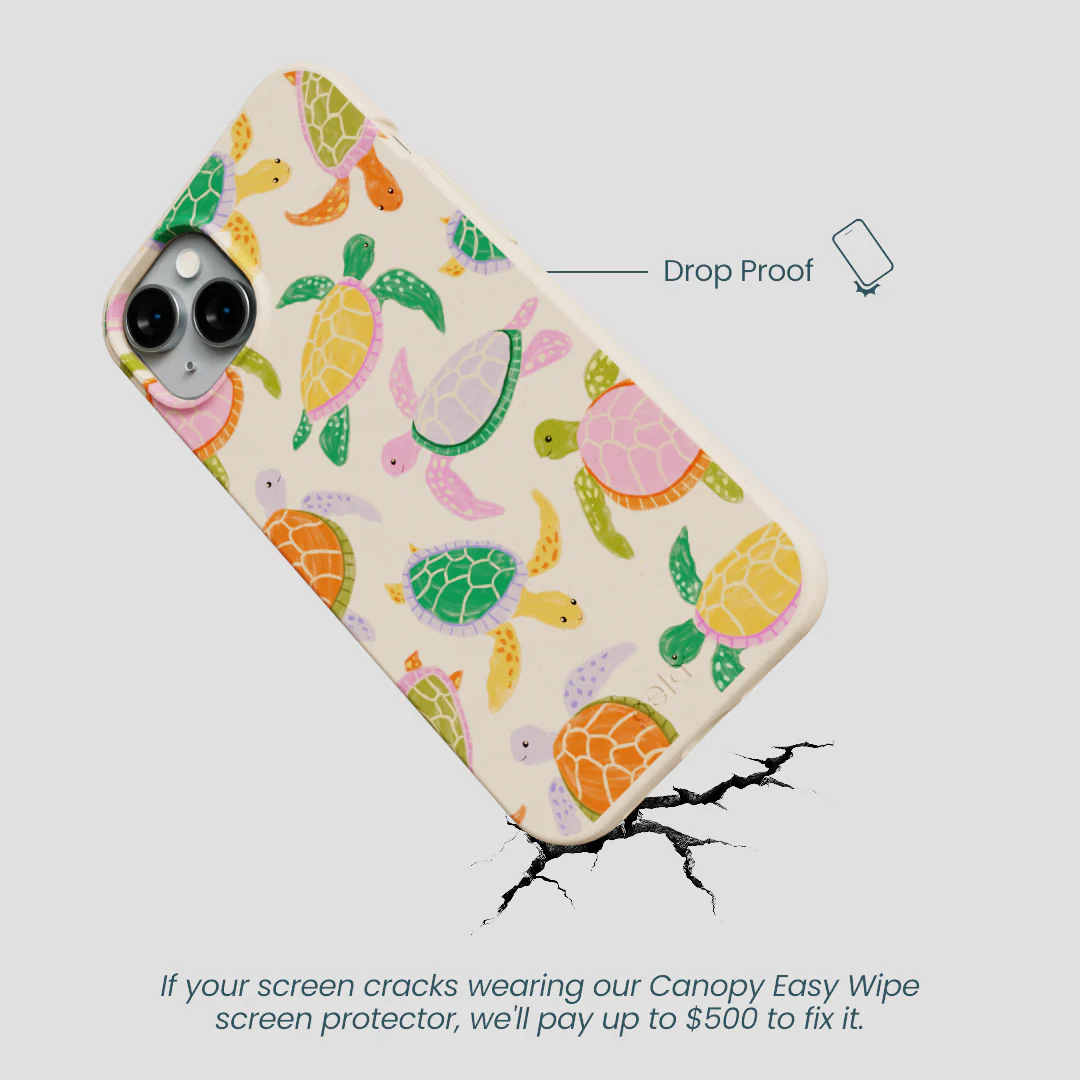 Seashell Sea Turtle Party iPhone 14 Plus Case - Image 5