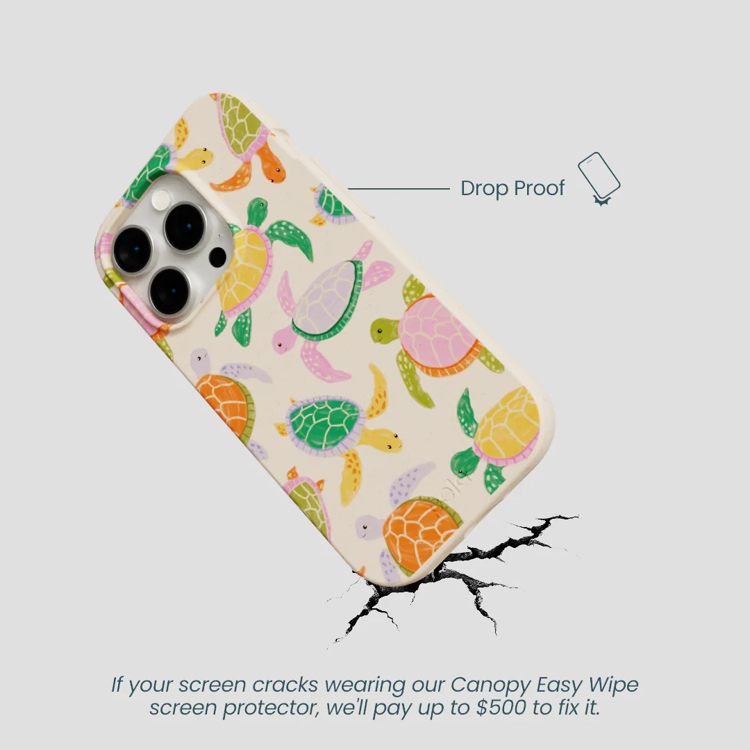 Seashell Sea Turtle Party iPhone 15 Pro Case - Image 5