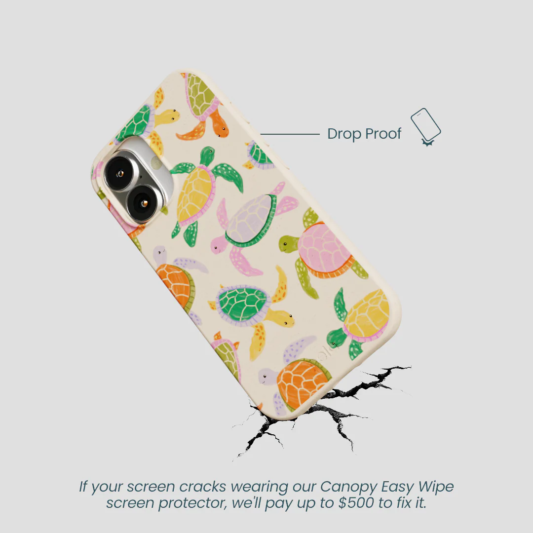 Seashell Sea Turtle Party iPhone 16 Case - Image 5