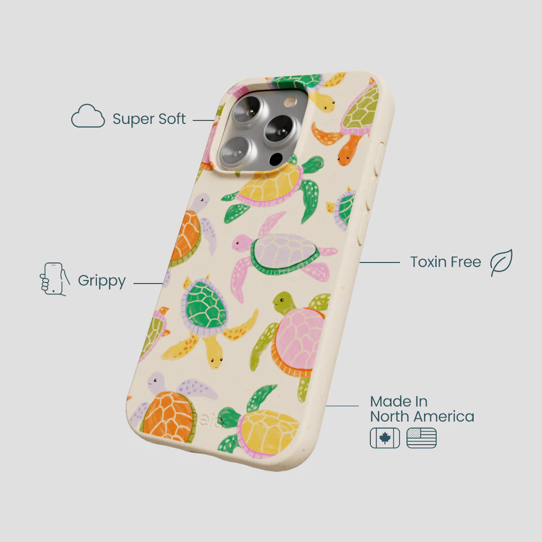 Seashell Sea Turtle Party iPhone 16 Pro Case - Image 4