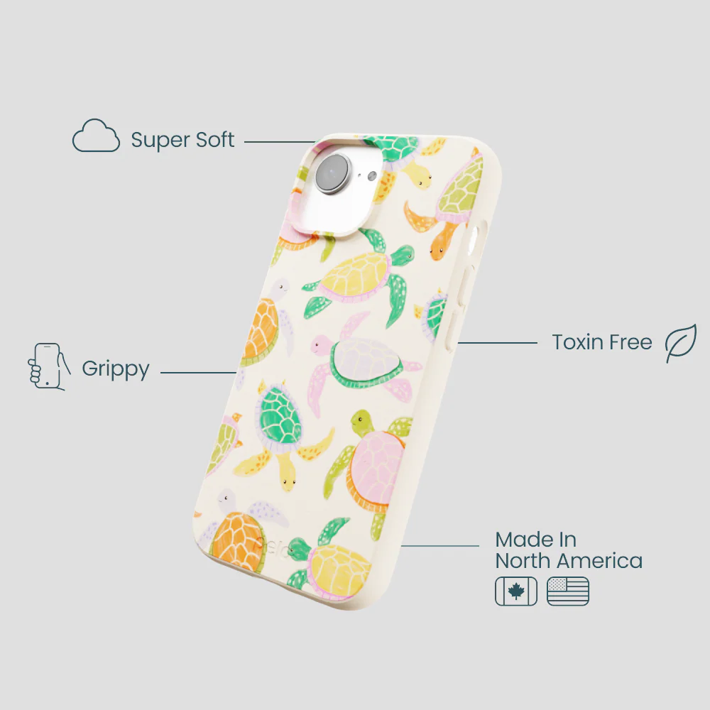 Seashell Sea Turtle Party iPhone 16e/17e Case - Image 4