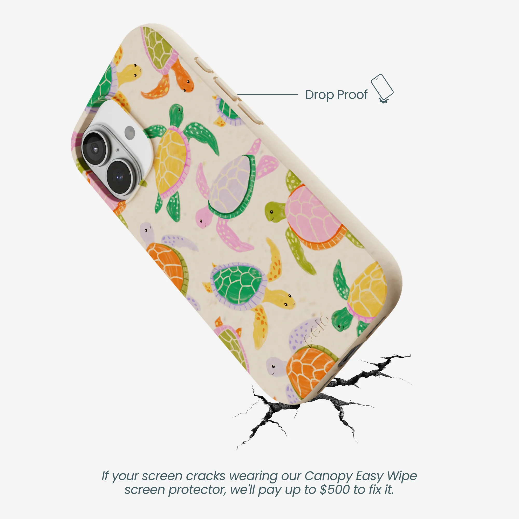 Seashell Sea Turtle Party iPhone 17 Case - Image 5