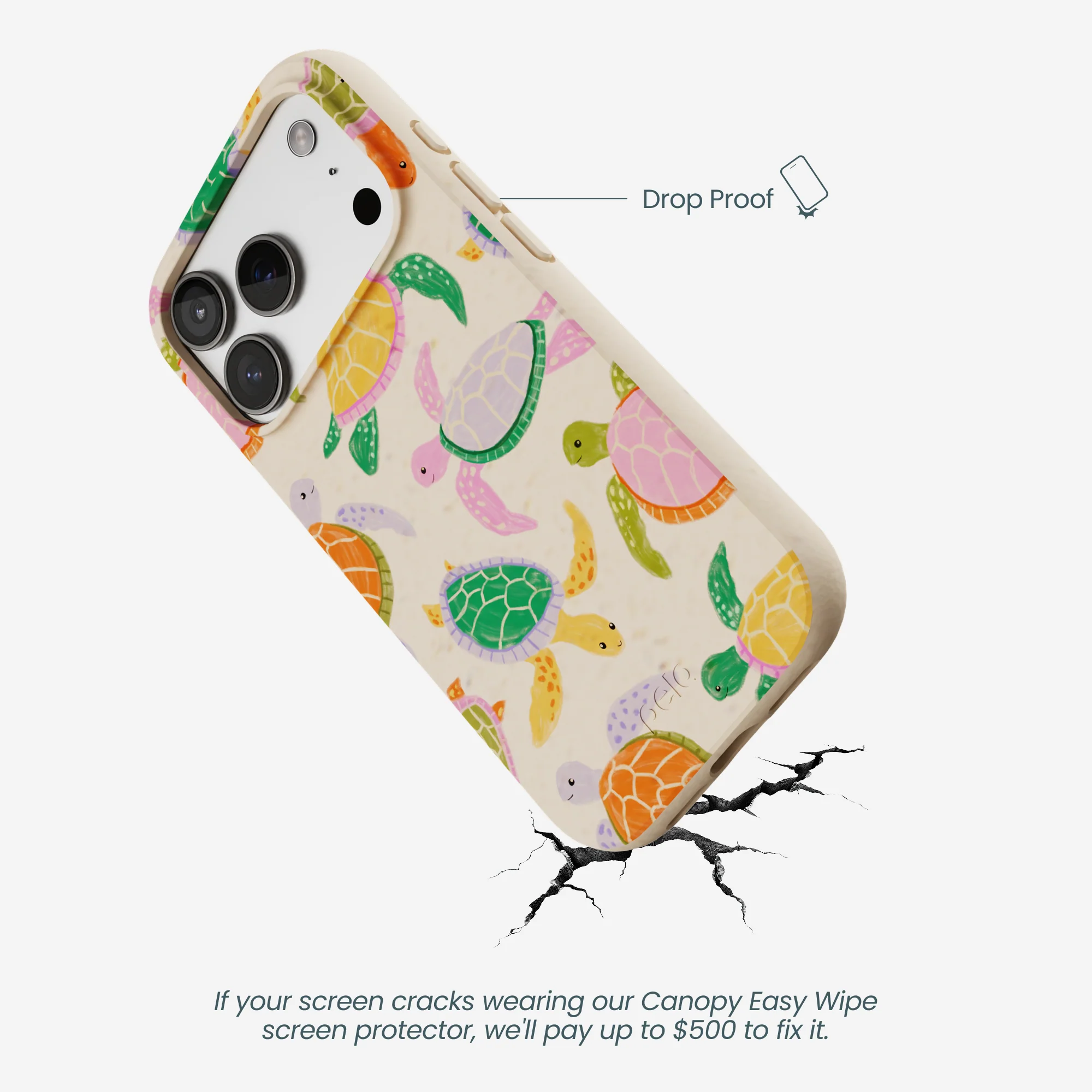 Seashell Sea Turtle Party iPhone 17 Pro Case - Image 5