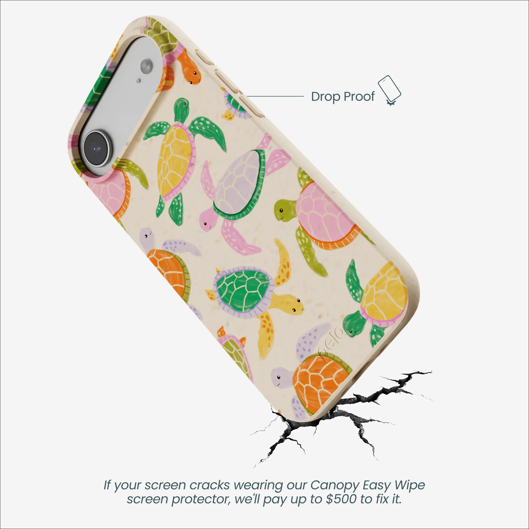 Seashell Sea Turtle Party iPhone Air Case - Image 5